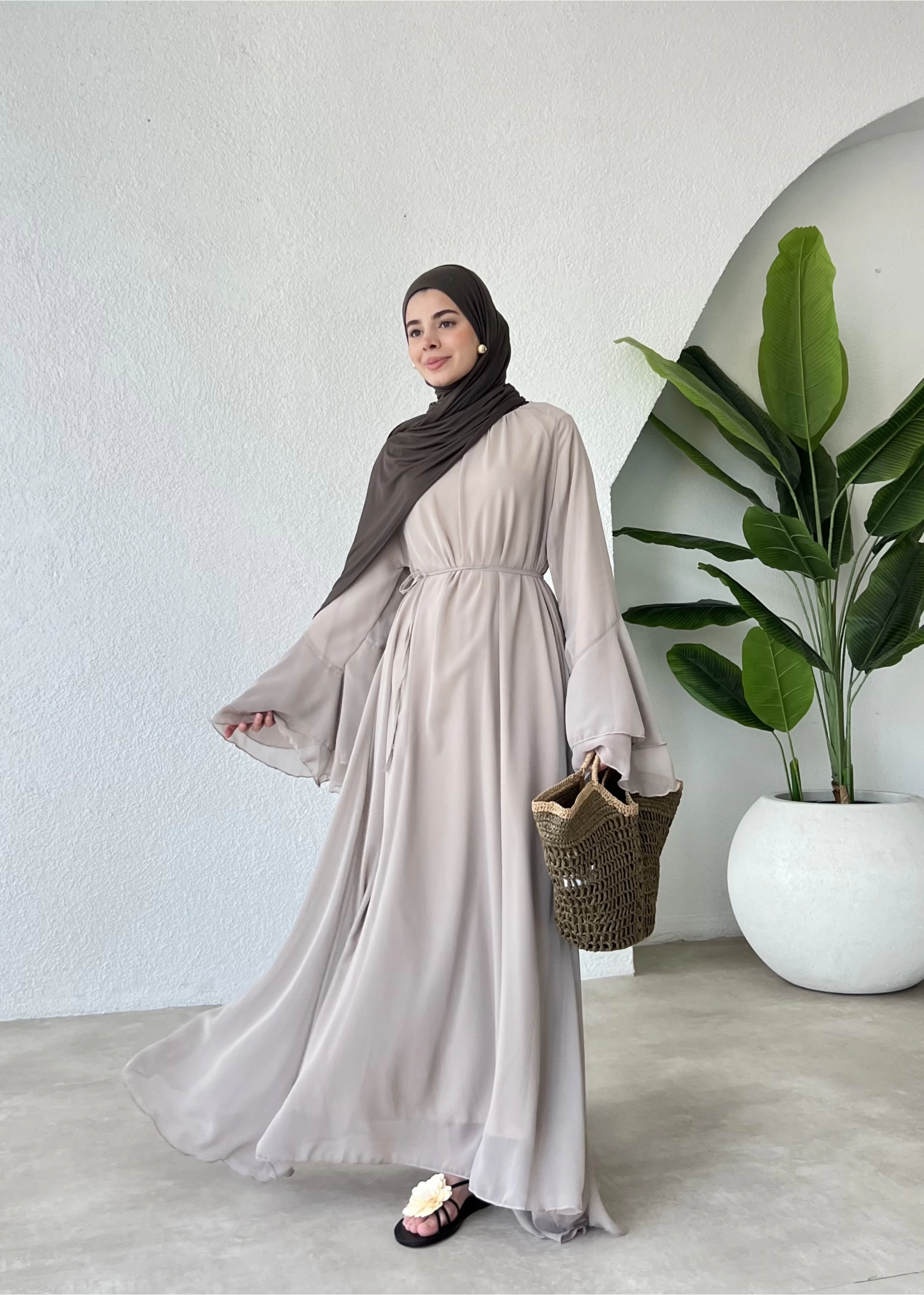 ARABİC ŞİFON ASTARLI H&M ELBİSE vizyon
