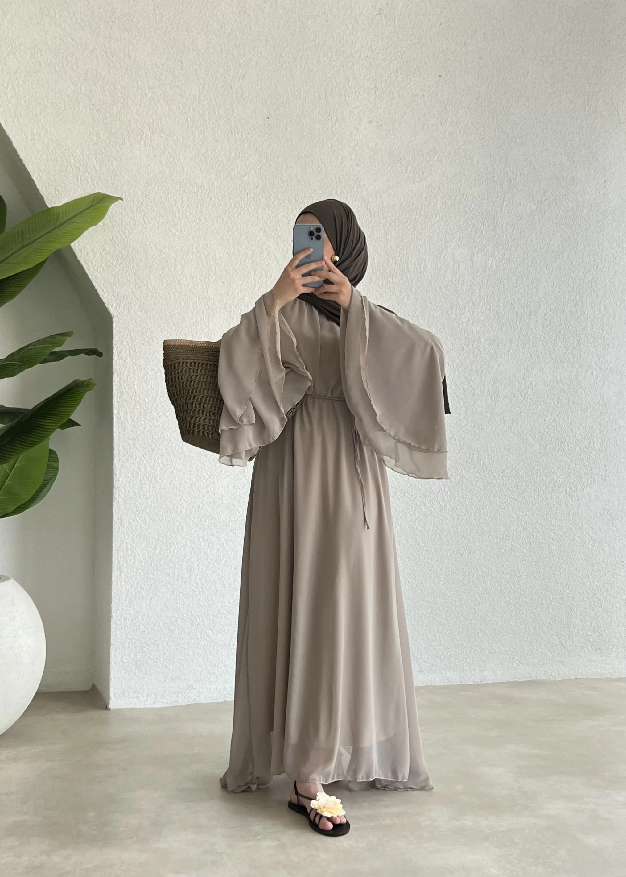 ARABİC ŞİFON ASTARLI H&M ELBİSE vizyon