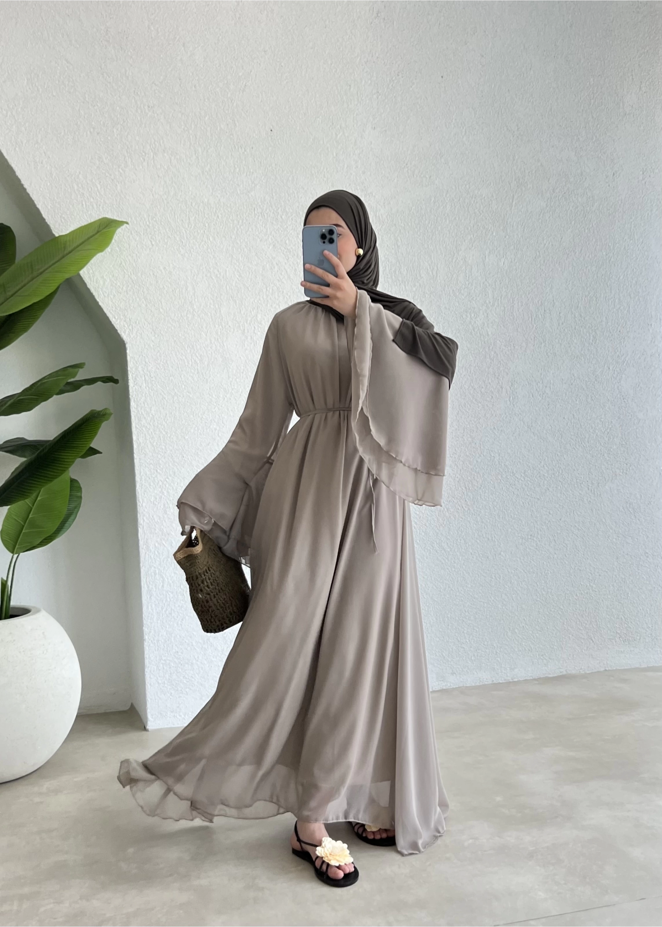 ARABİC ŞİFON ASTARLI H&M ELBİSE vizyon