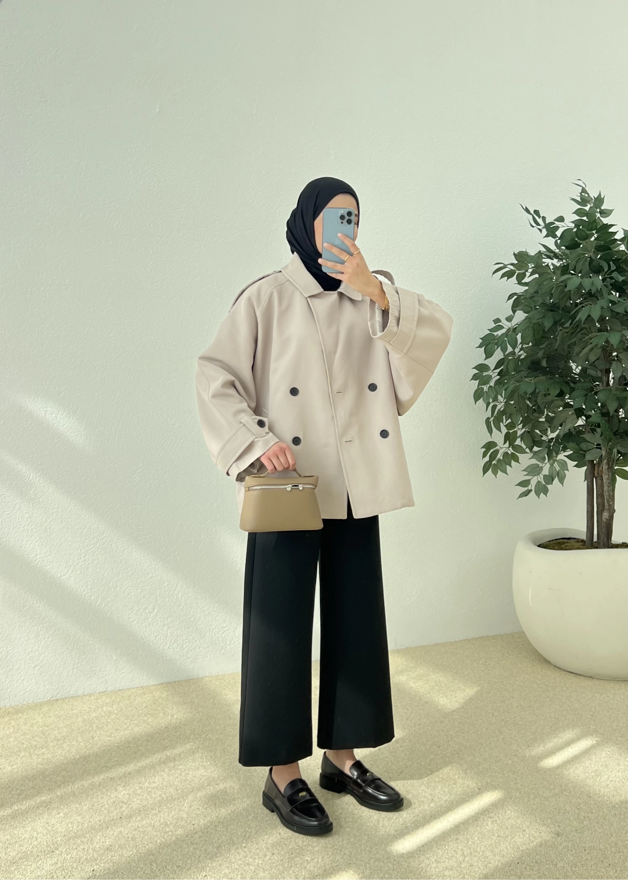 ASTARLI PREMİUM TRENÇKOT bej !!!