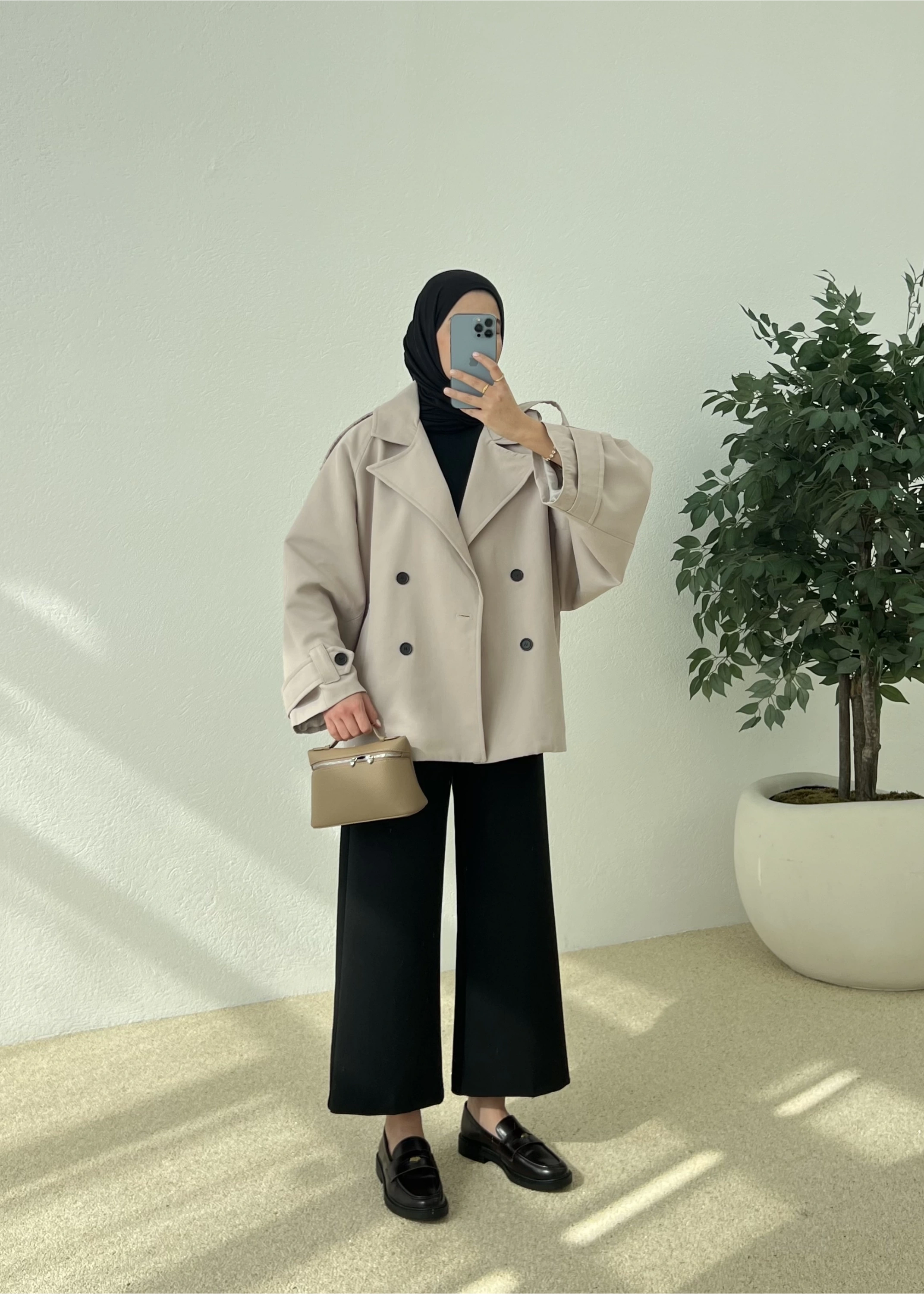 ASTARLI PREMİUM TRENÇKOT bej !!!