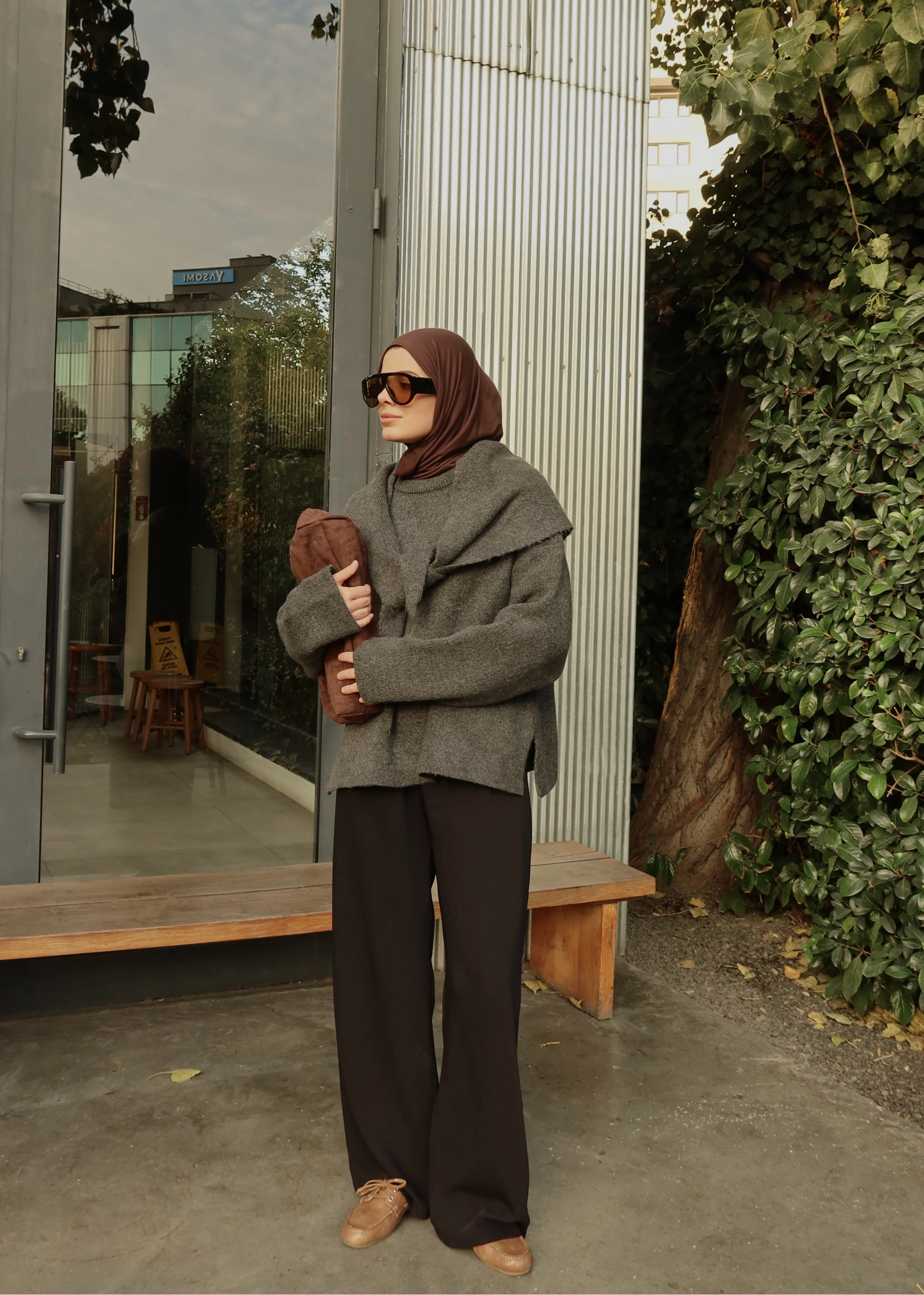 Atkılı KAZAK koyu antrasit )))