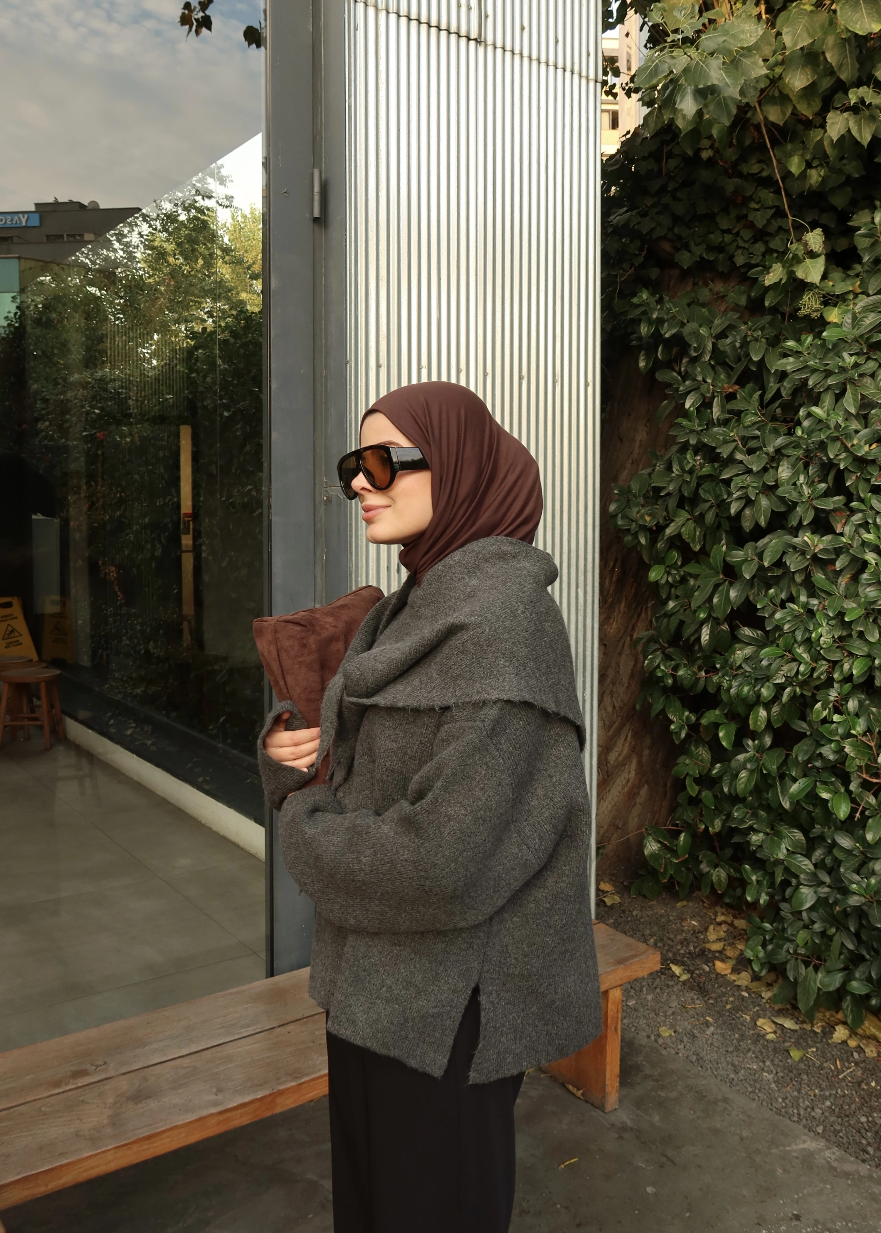 Atkılı KAZAK koyu antrasit )))