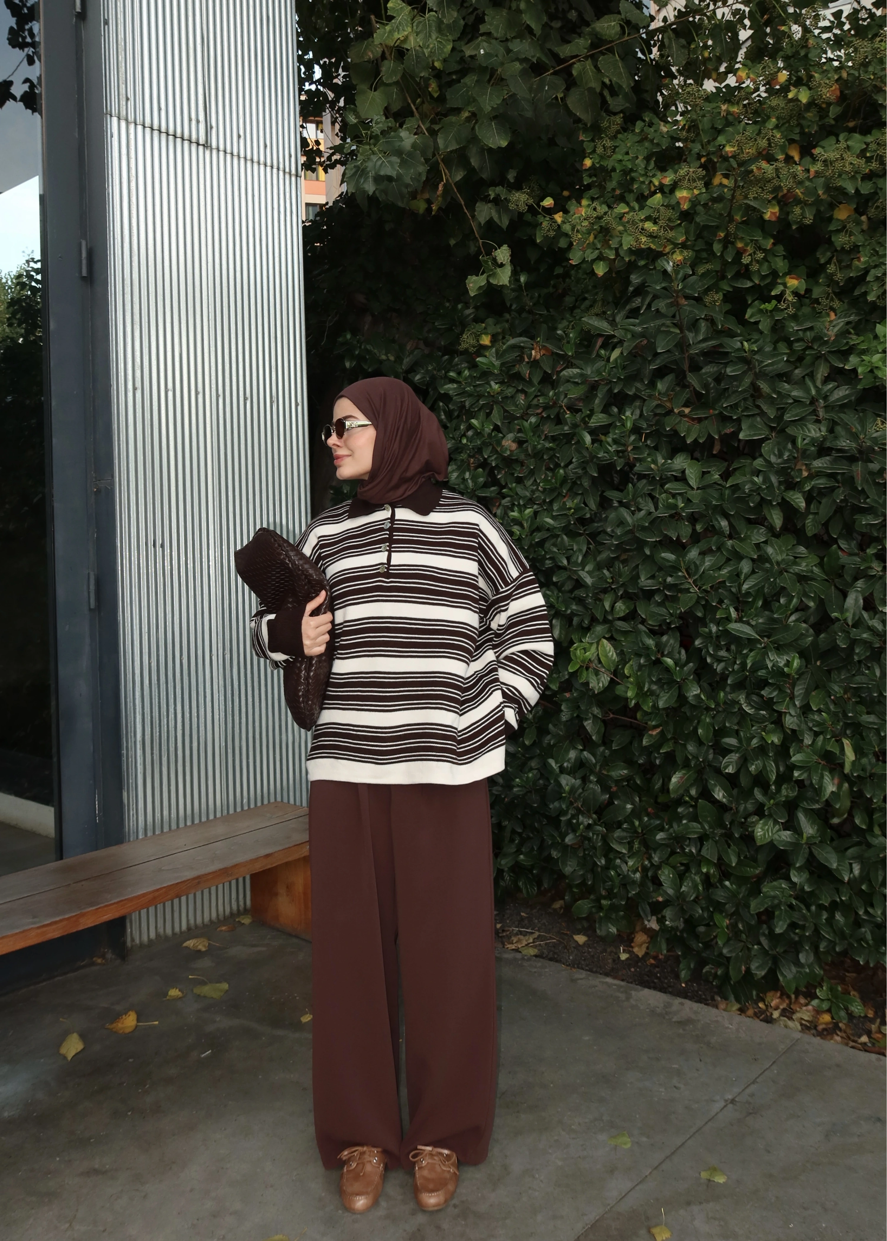 ÇİZGİLİ TRİKO KAZAK KHVE