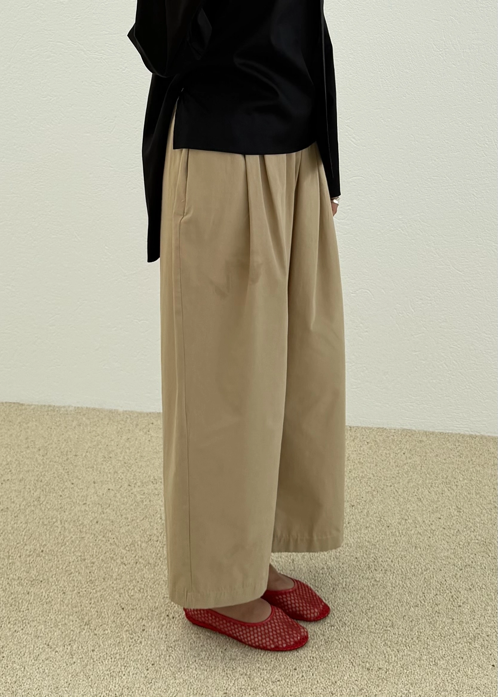 COTON CEPLİ TAPERED PANTOLON