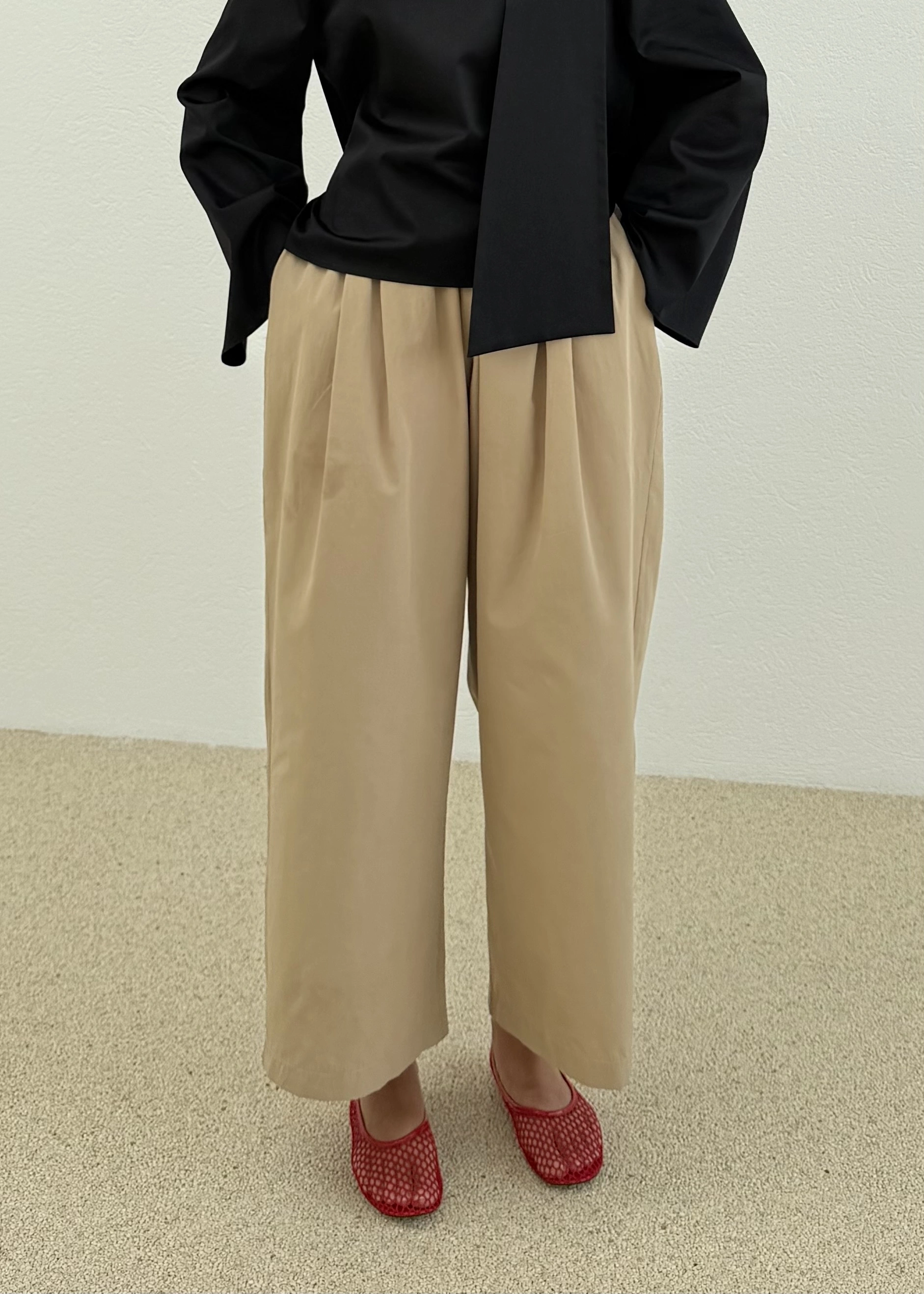 COTON CEPLİ TAPERED PANTOLON