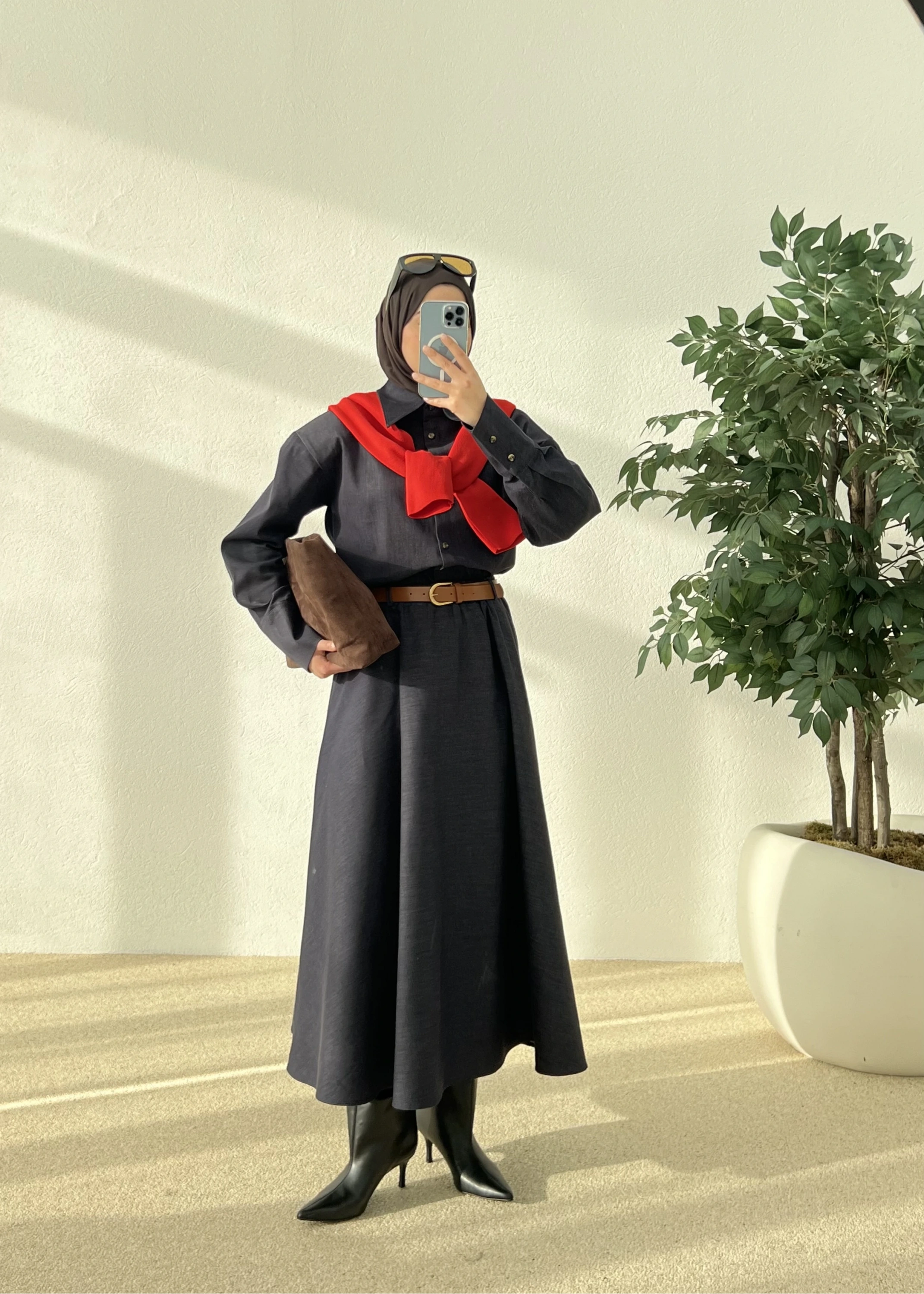 DENİM ETEKLİ TAKIM