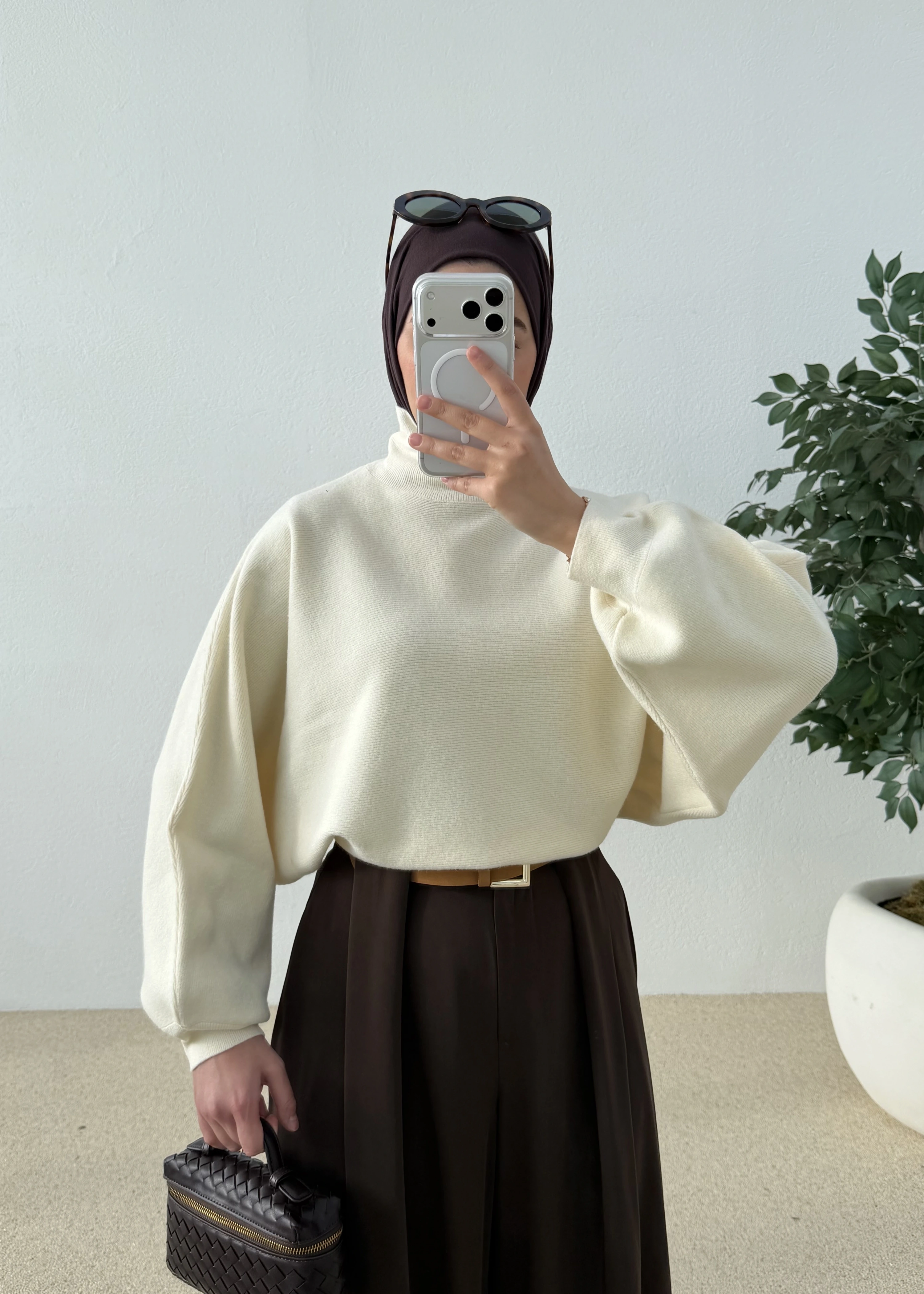 DİLVİN YARASA KAZAK BEJ