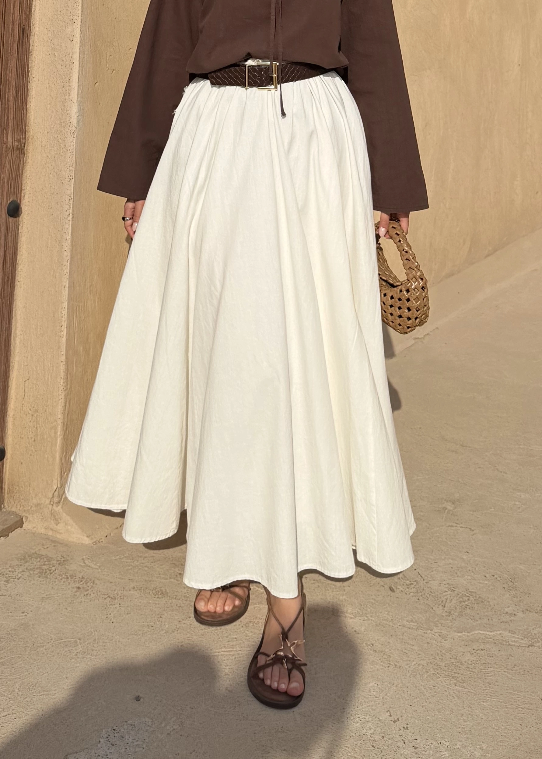 1285 VOLUMLÜ %100 PAMUK KETEK beyaz