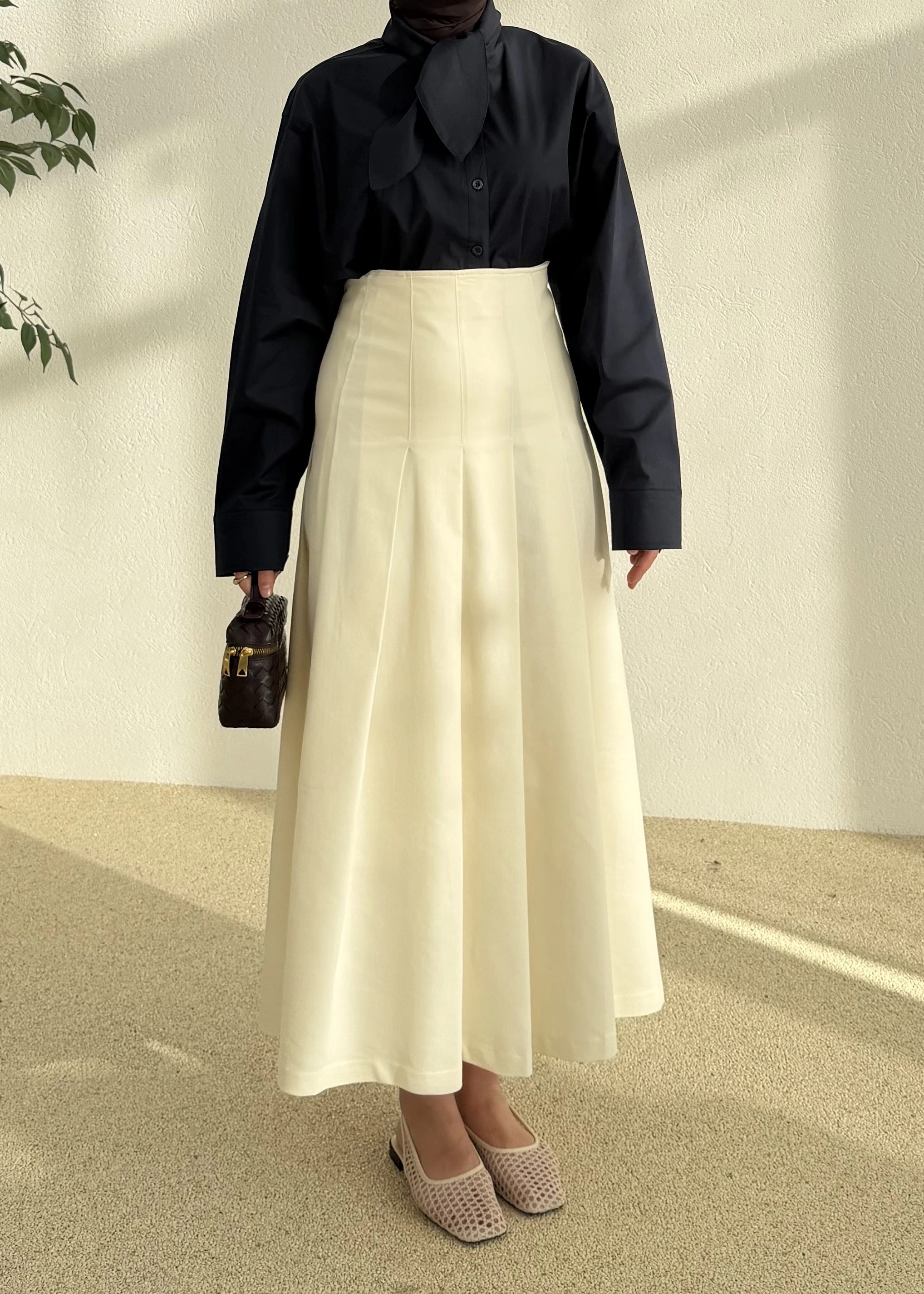 FULL PİLE LİKRALI ETEK