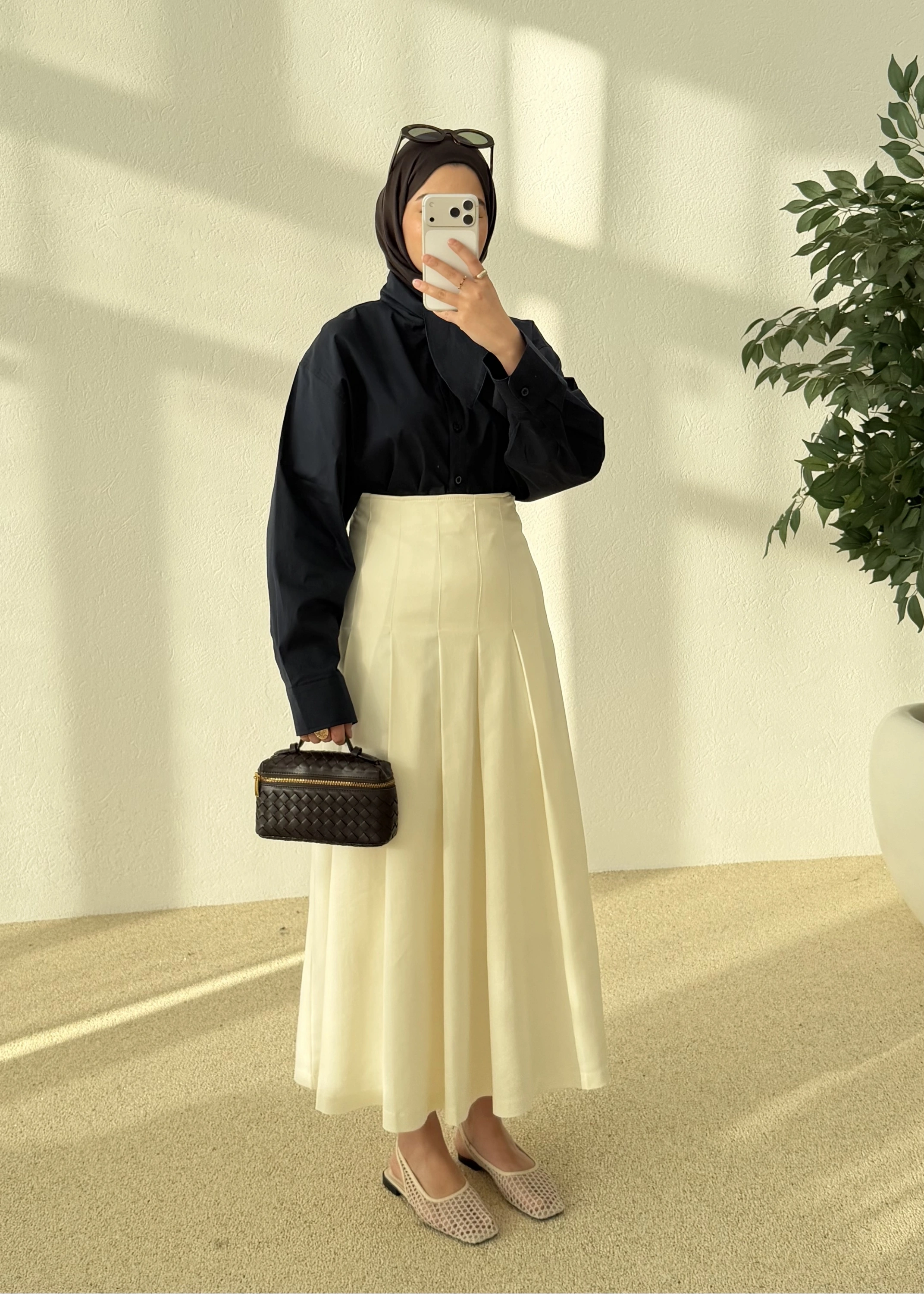 FULL PİLE LİKRALI ETEK