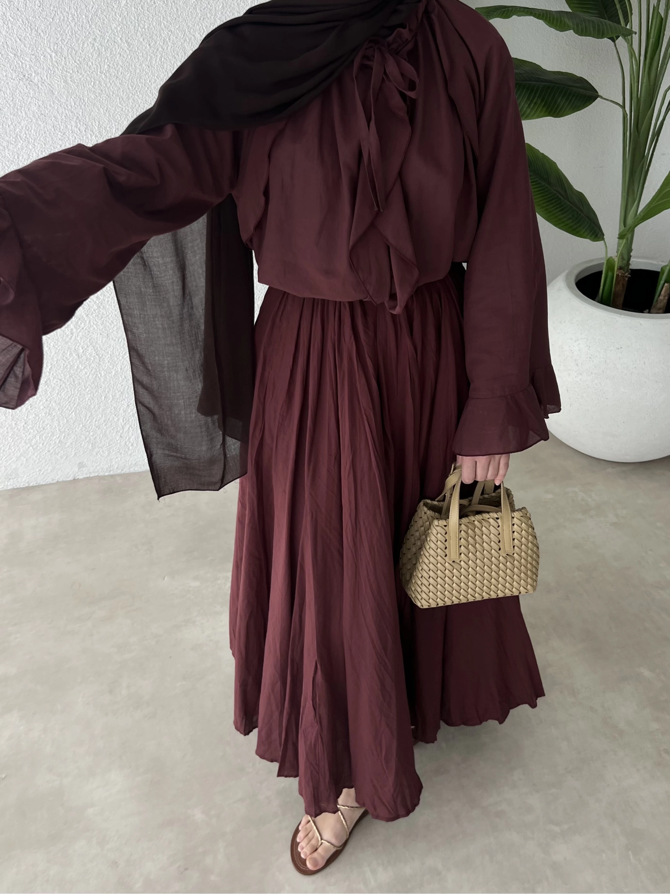 H&M gömlek bordo