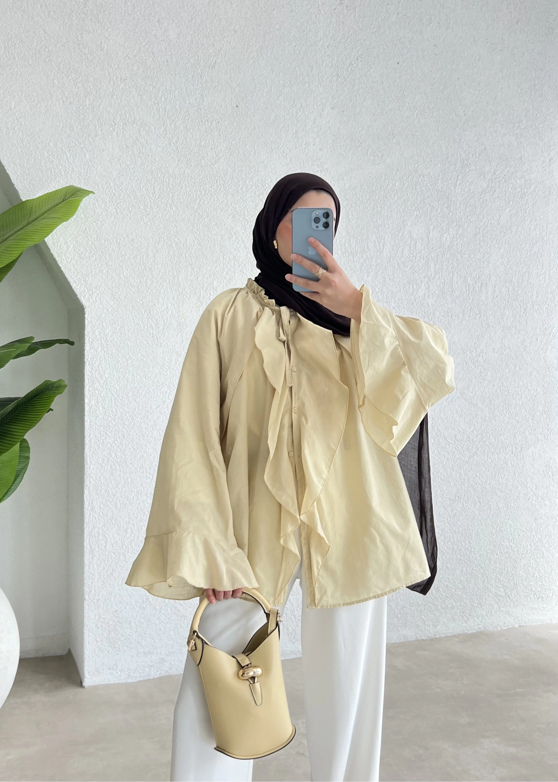 H&M gömlek SARI