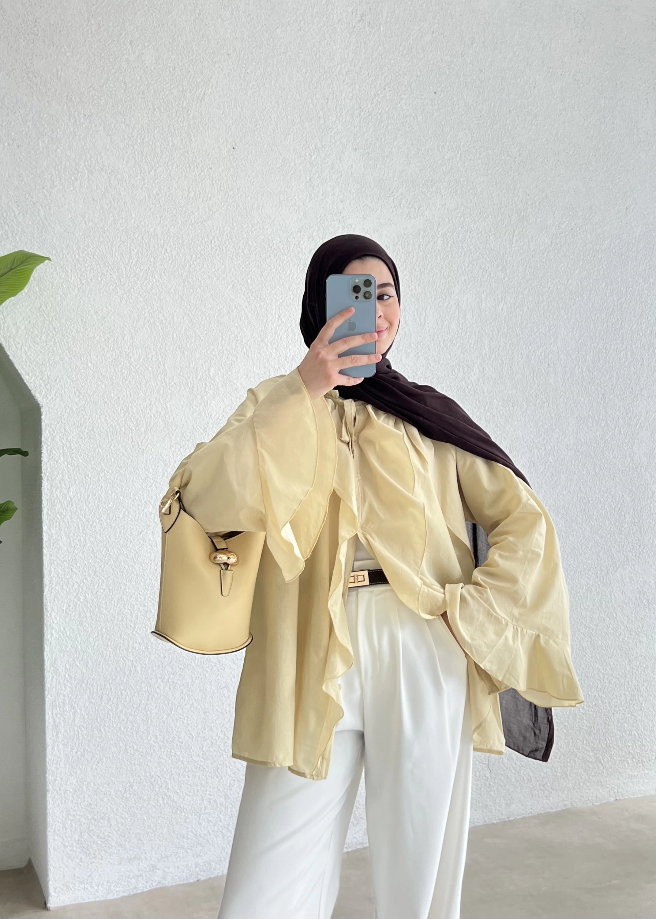 H&M gömlek SARI