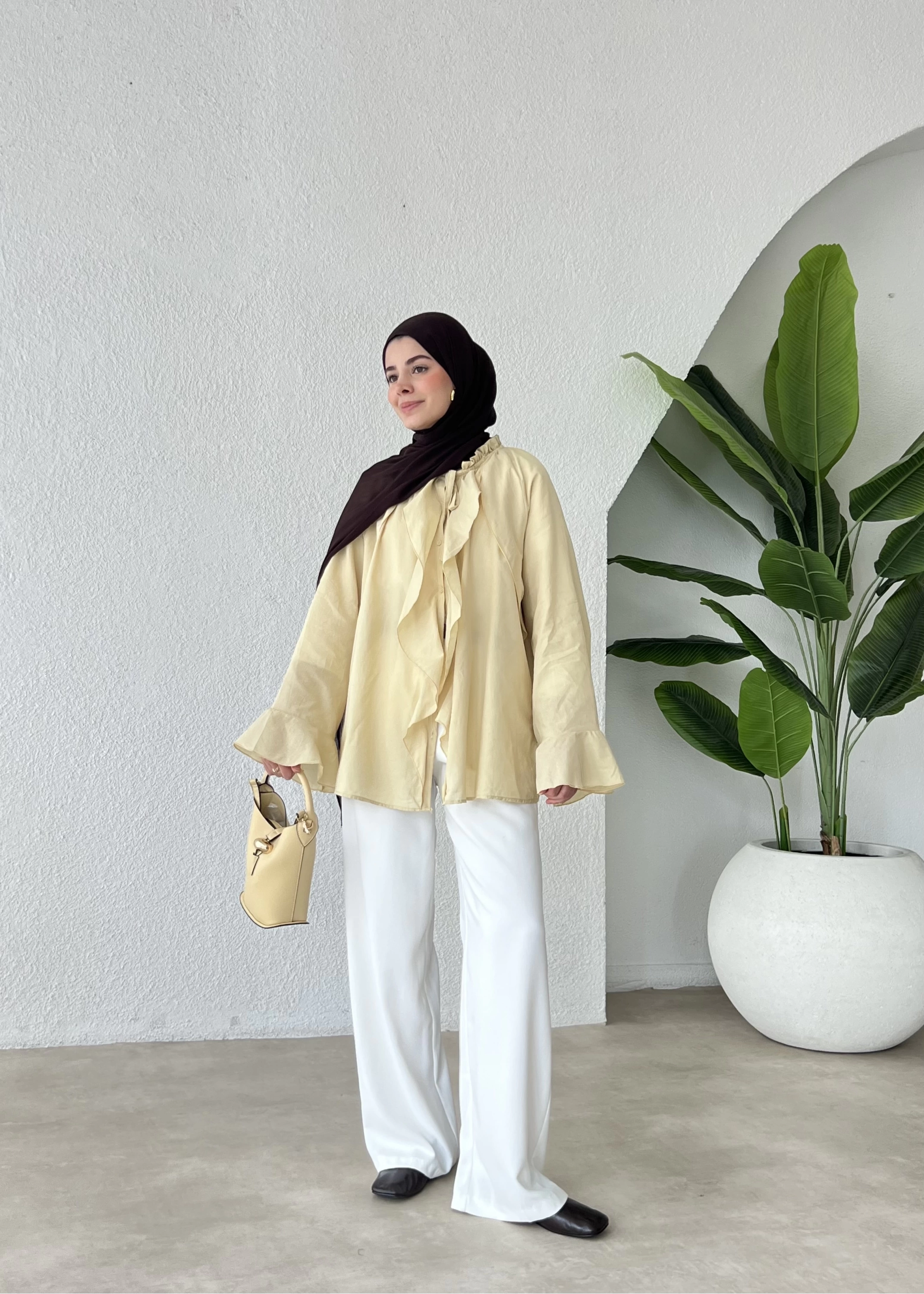 H&M gömlek SARI