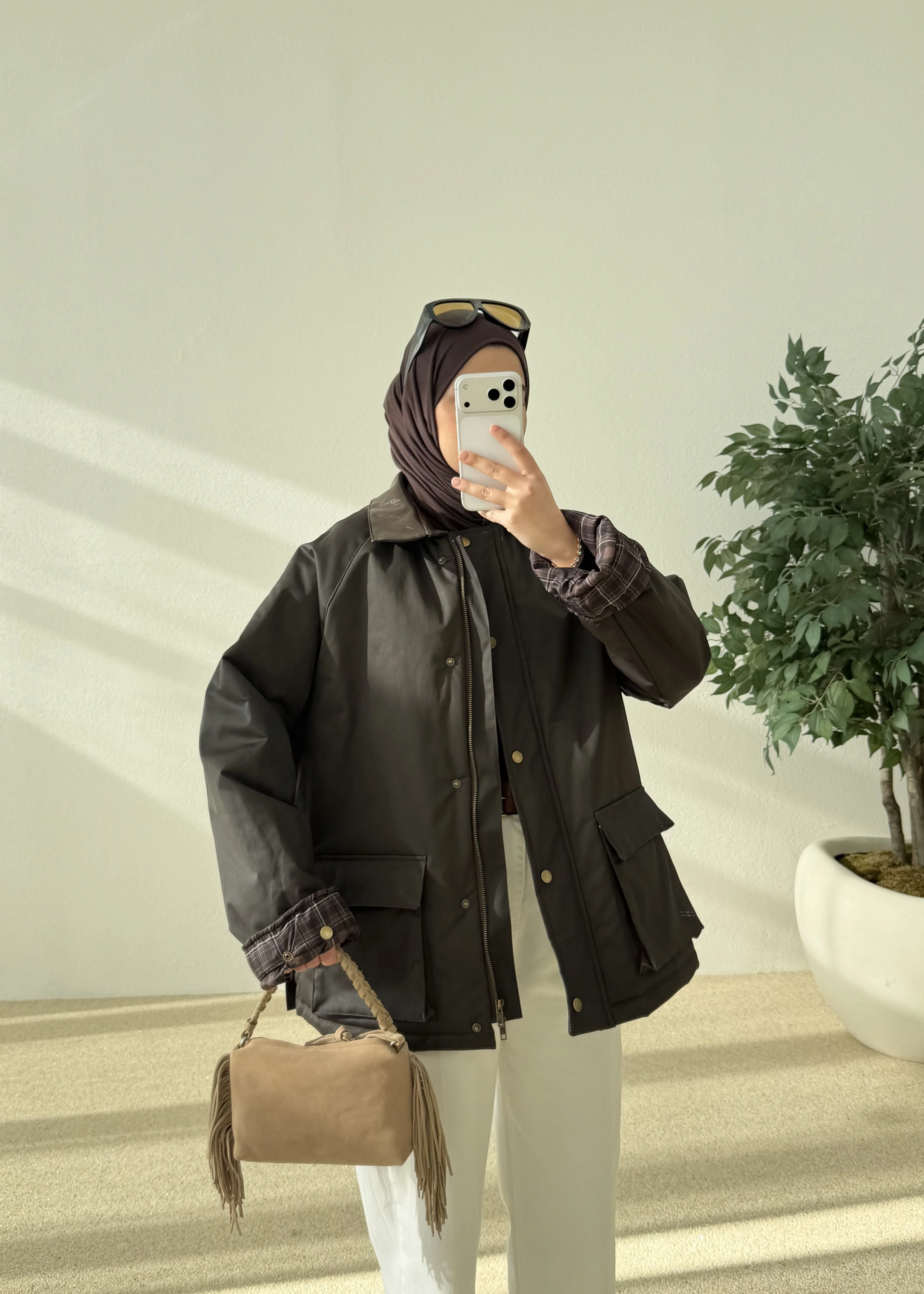 İÇ EKOSE CEKET acı kahve MB