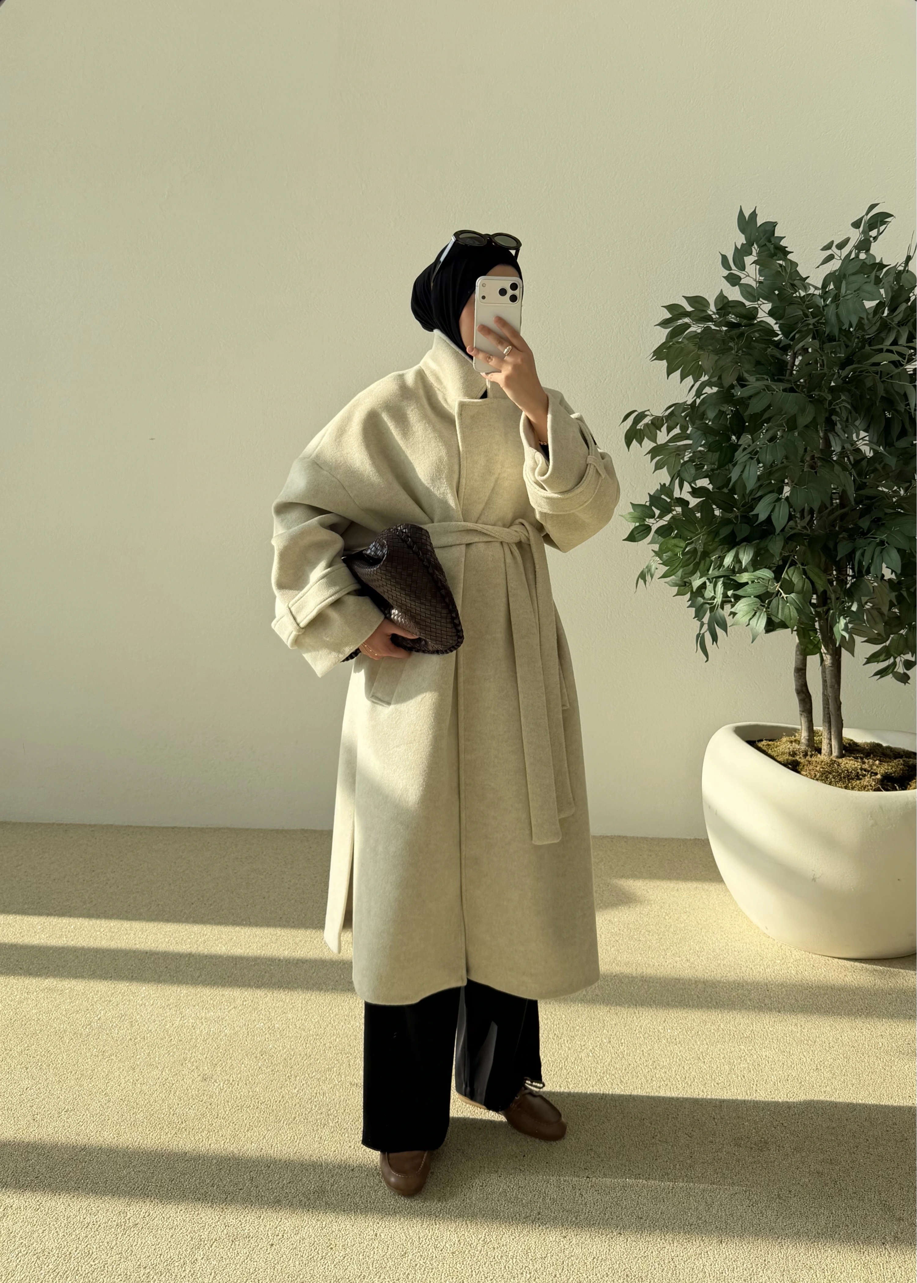 İTHAL YIRTMAÇLI PREMİUM KABAN bej