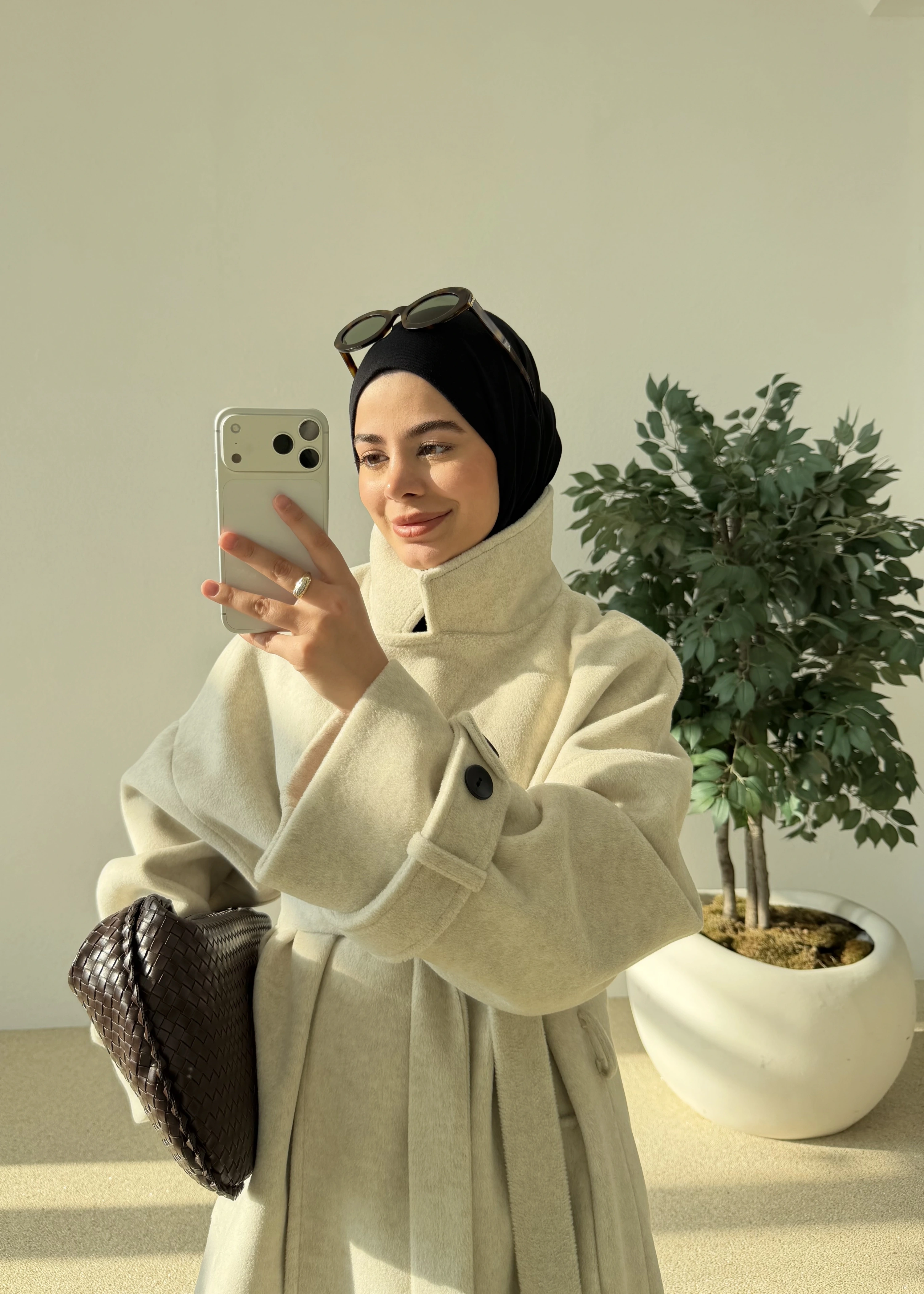 İTHAL YIRTMAÇLI PREMİUM KABAN bej