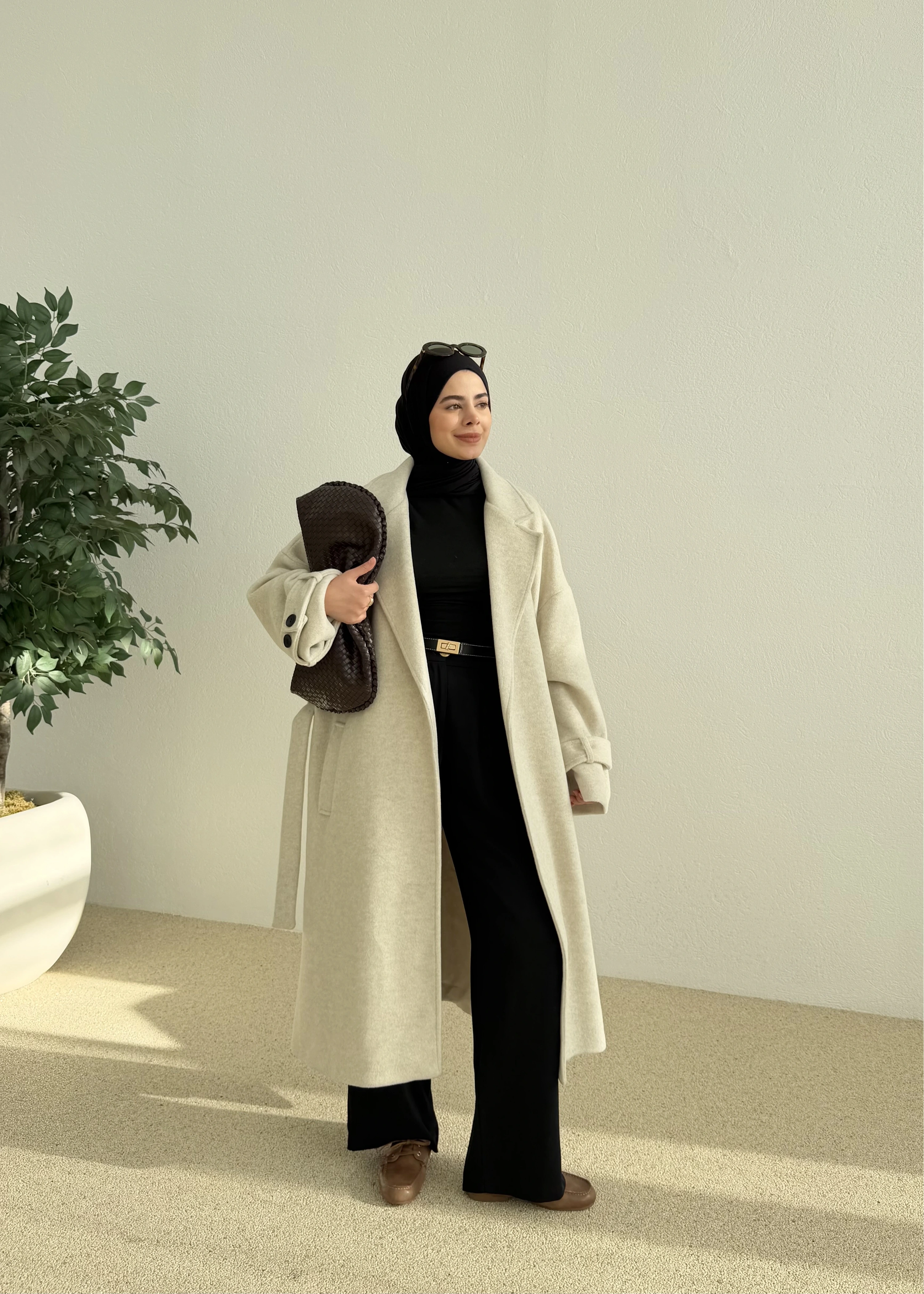 İTHAL YIRTMAÇLI PREMİUM KABAN bej