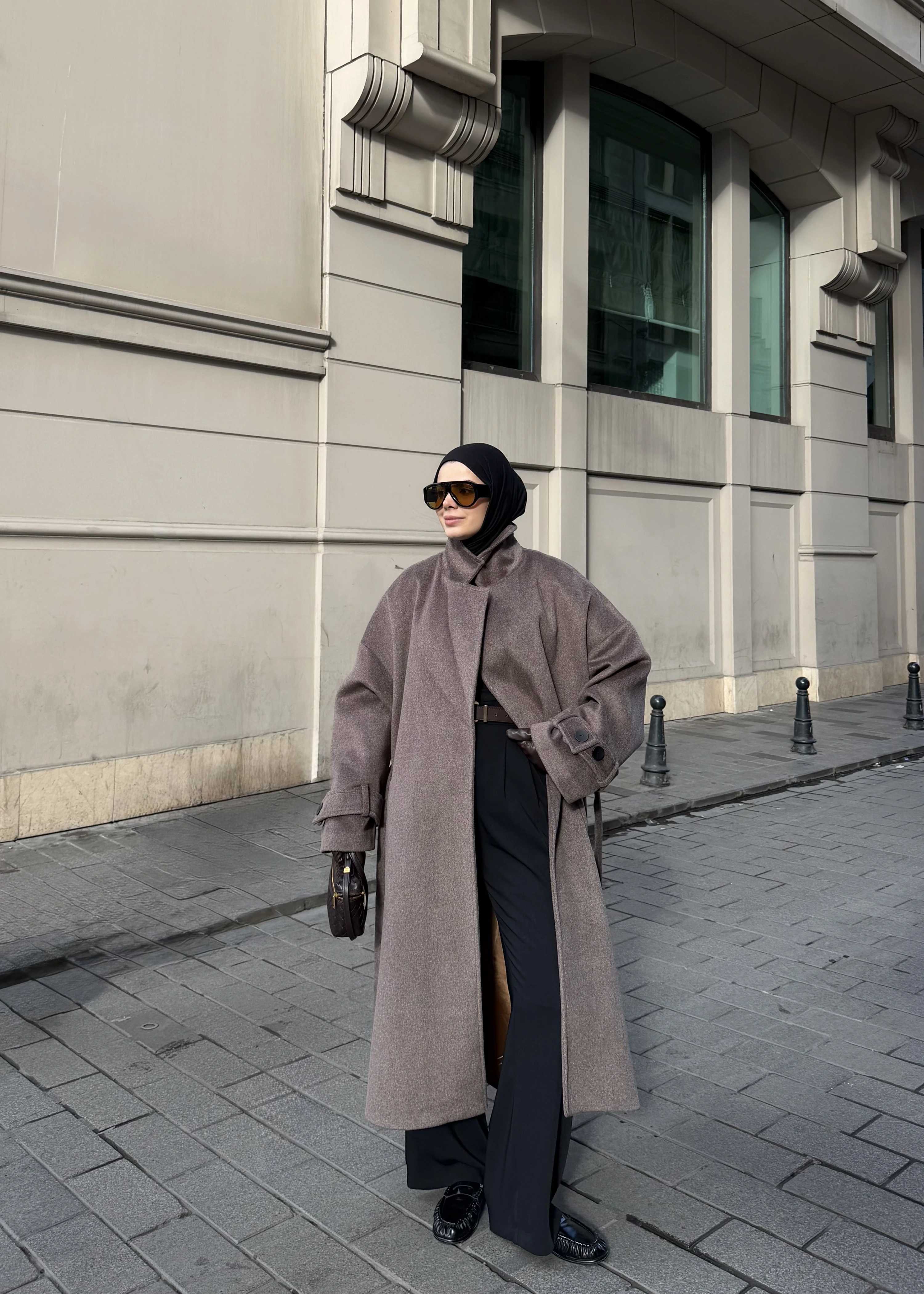 İTHAL YIRTMAÇLI PREMİUM KABAN kahve