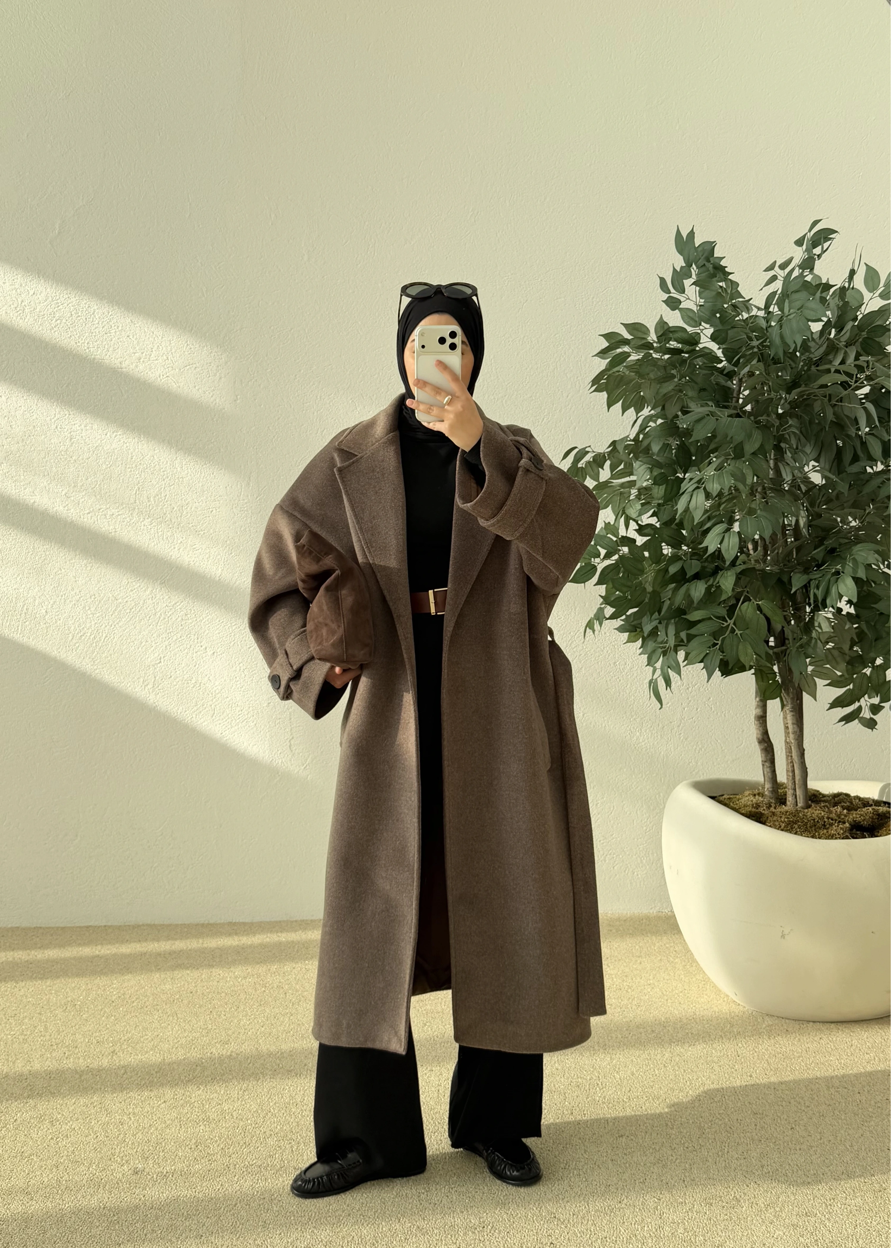 İTHAL YIRTMAÇLI PREMİUM KABAN kahve