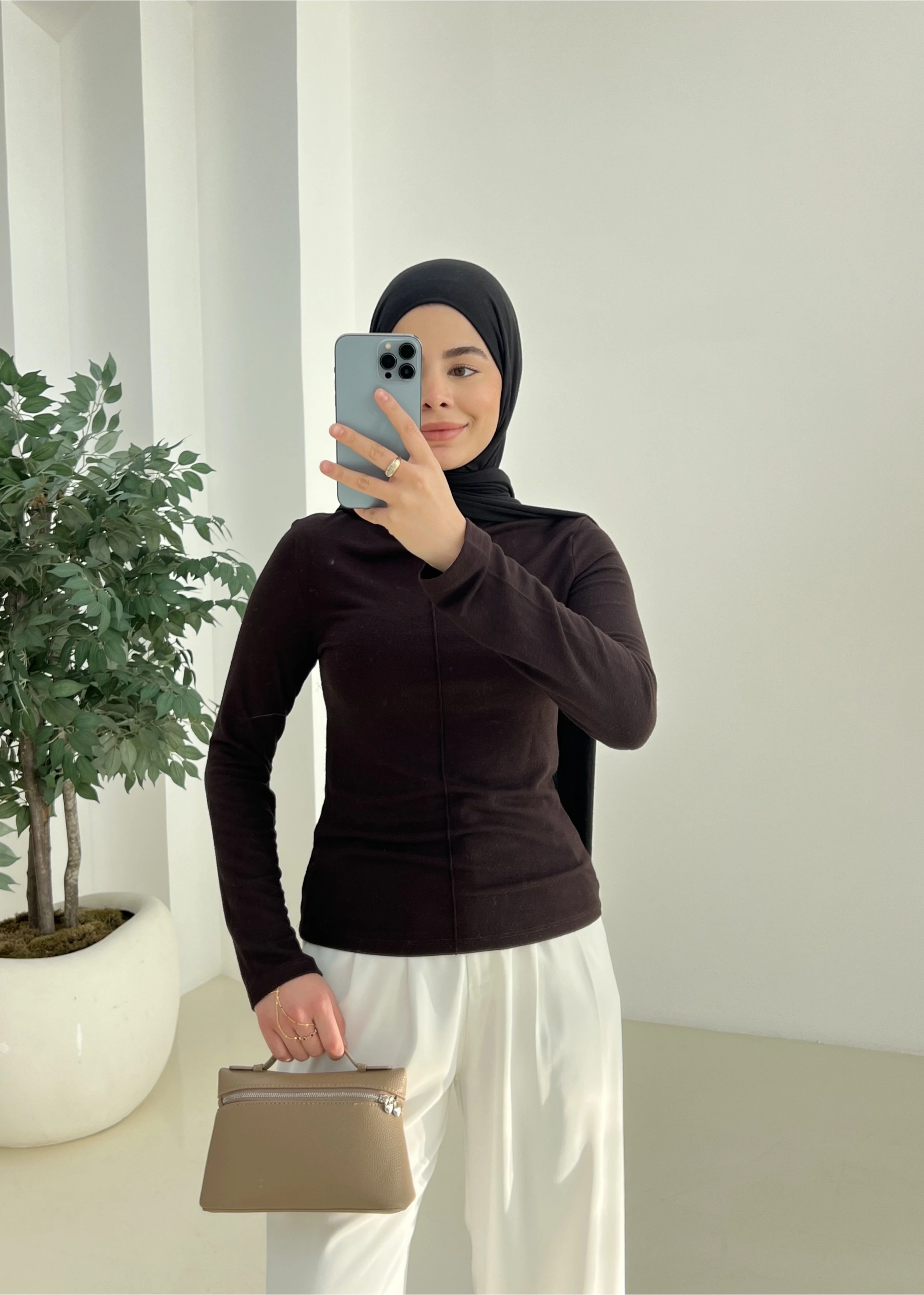 KAŞMİR YÜNLÜ DİLVN BODY acıkahve