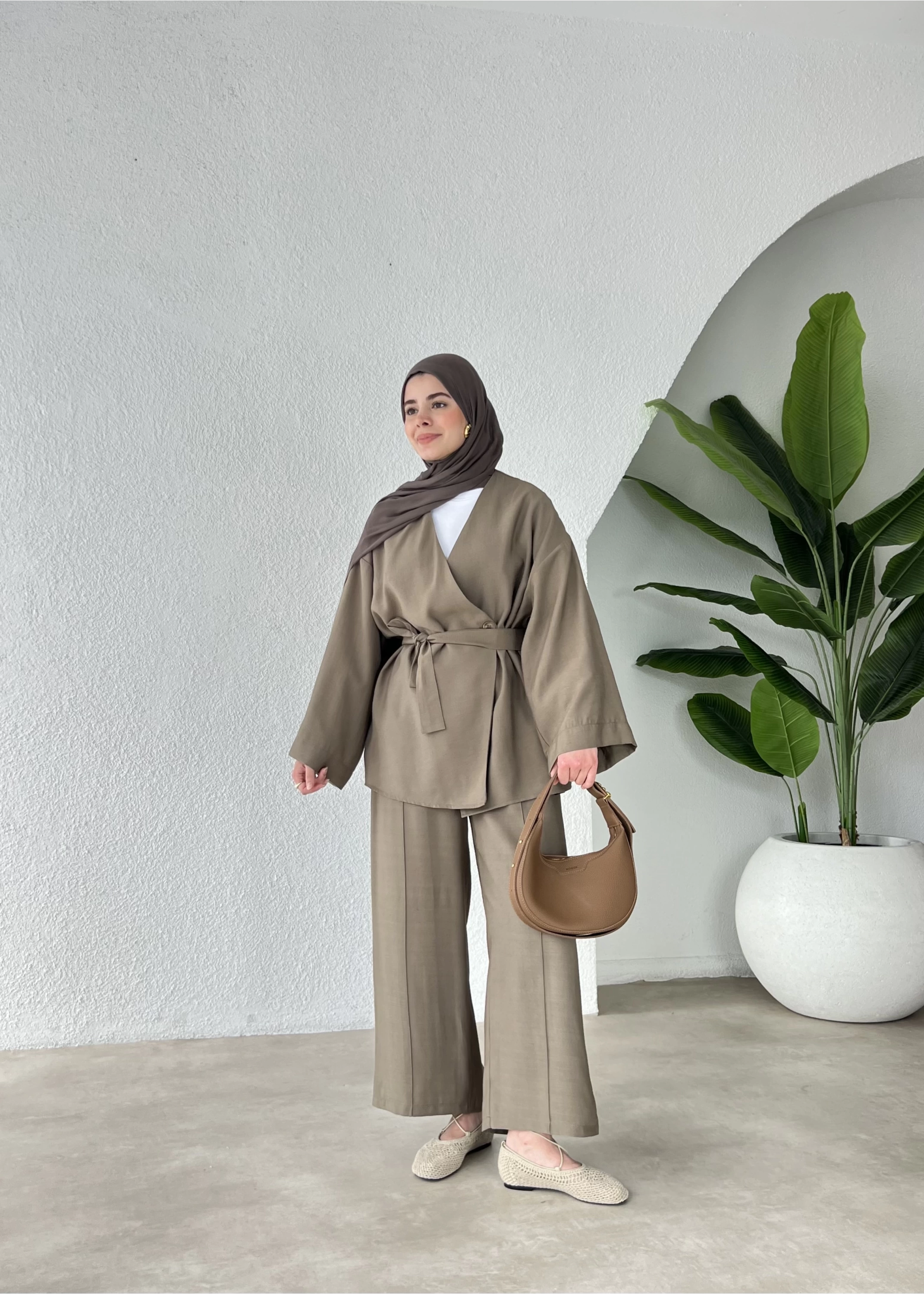 Kemerli kimono takım hakı