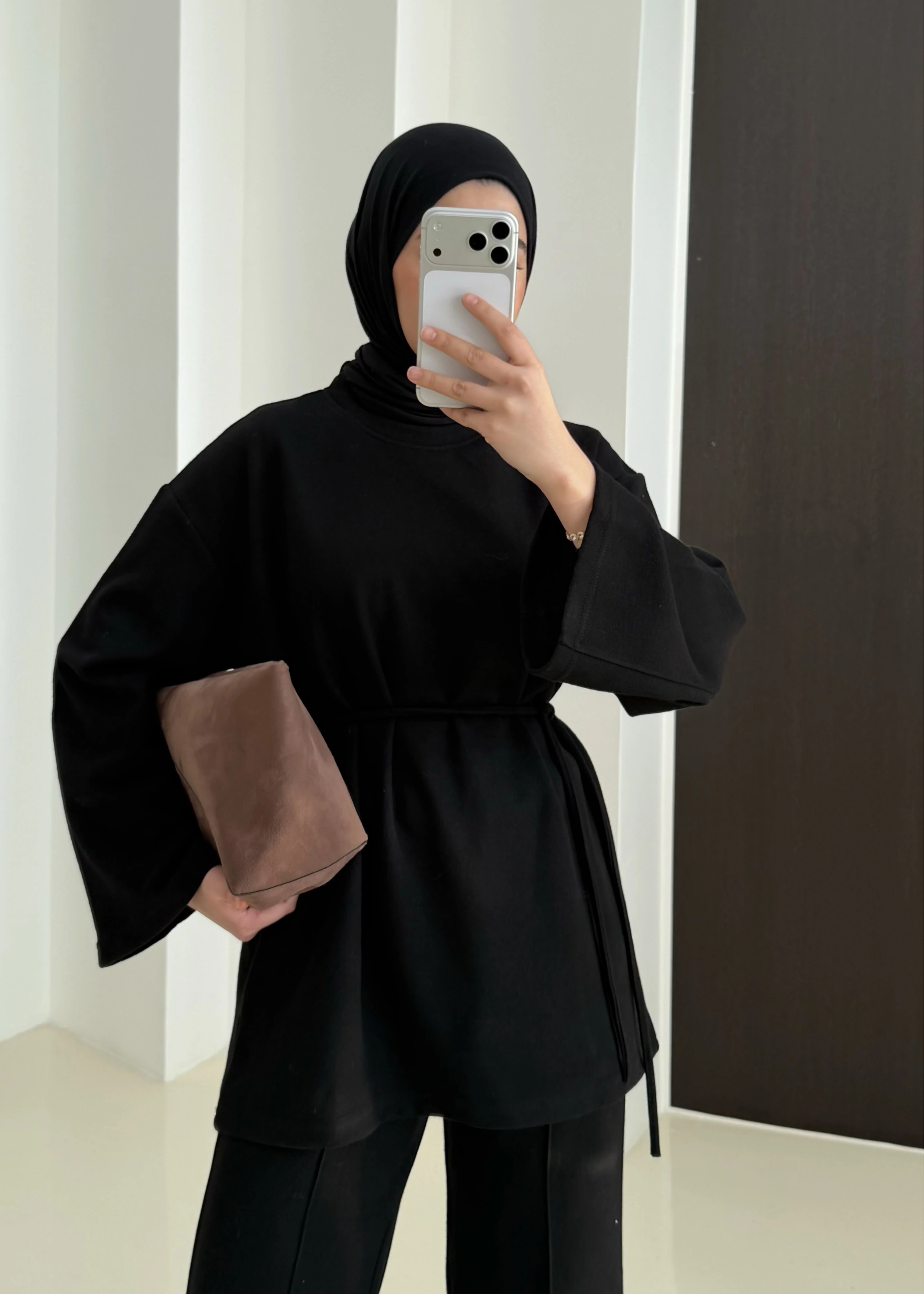 Kışlık ikili takım siyah