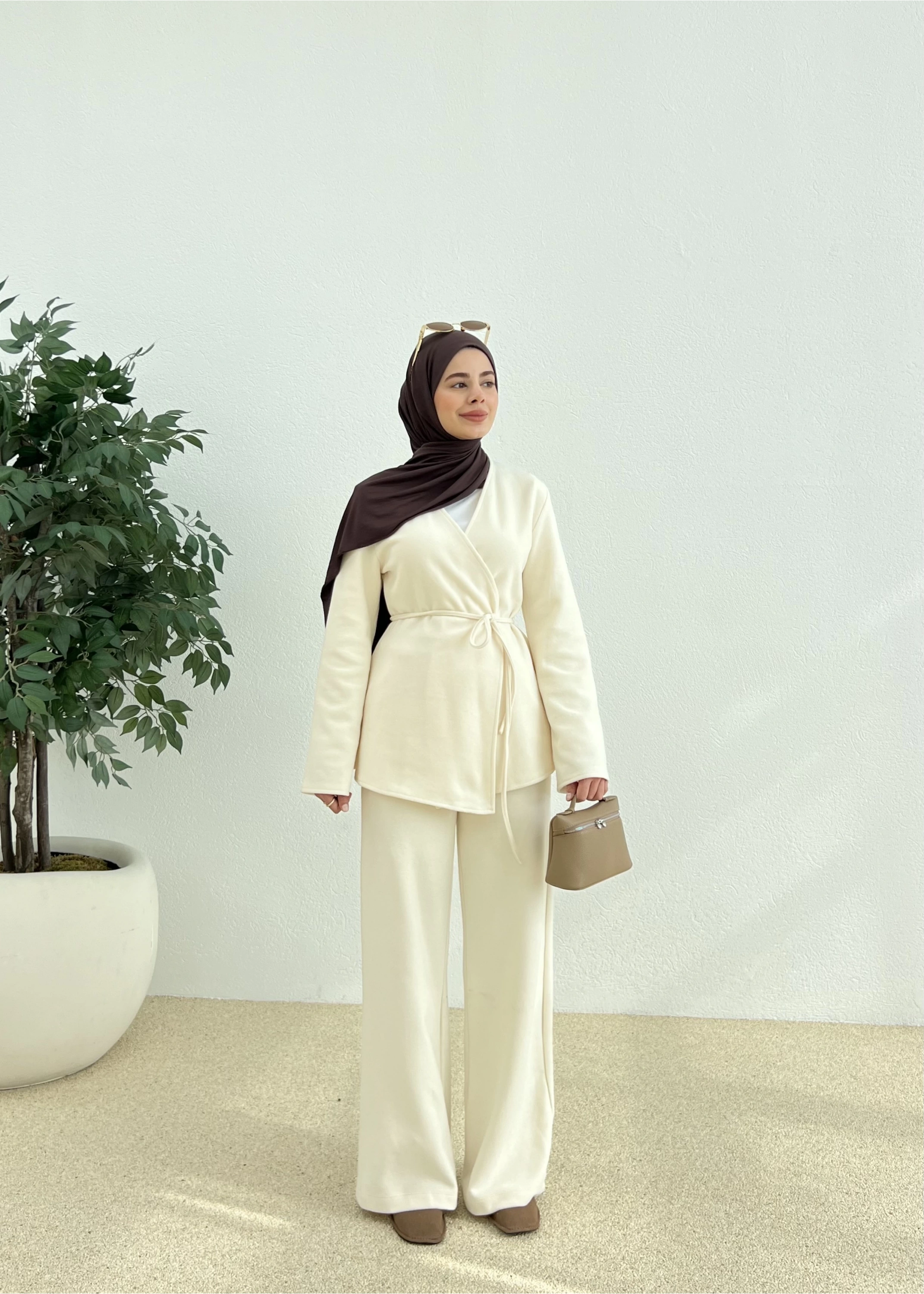 KIŞLIK KRUVAZE TAKIM Bej