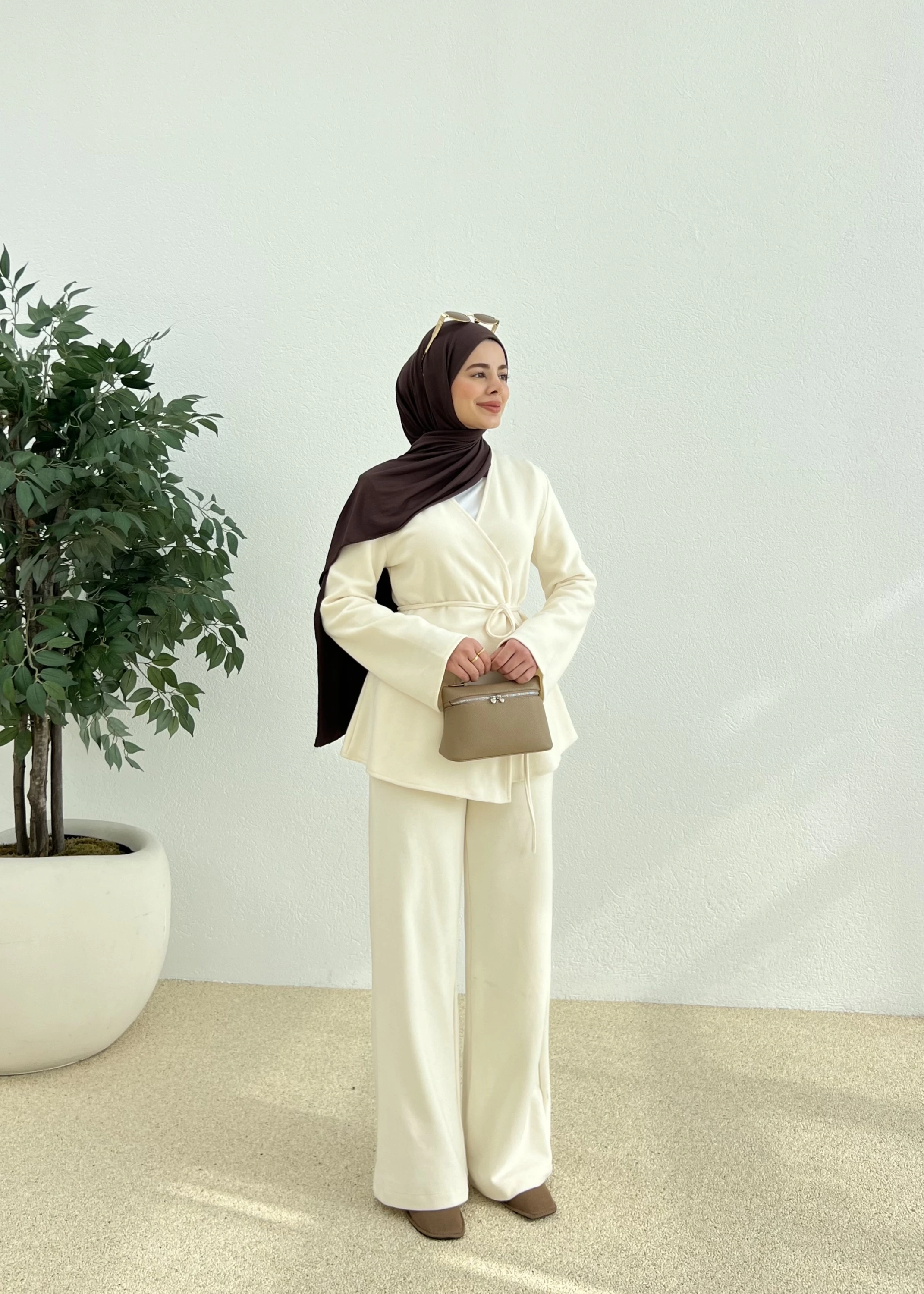 KIŞLIK KRUVAZE TAKIM Bej