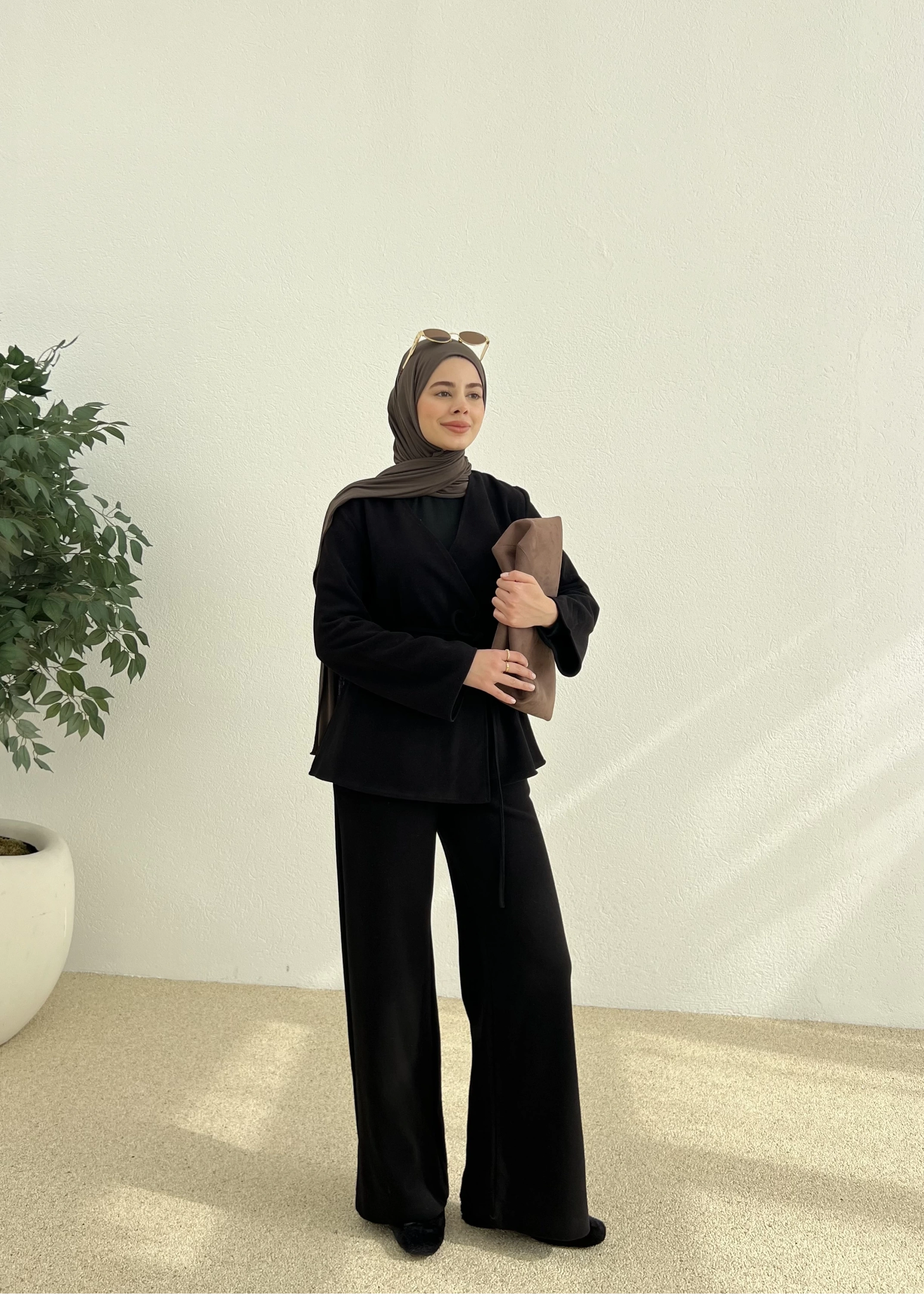 KIŞLIK KRUVAZE TAKIM siyah