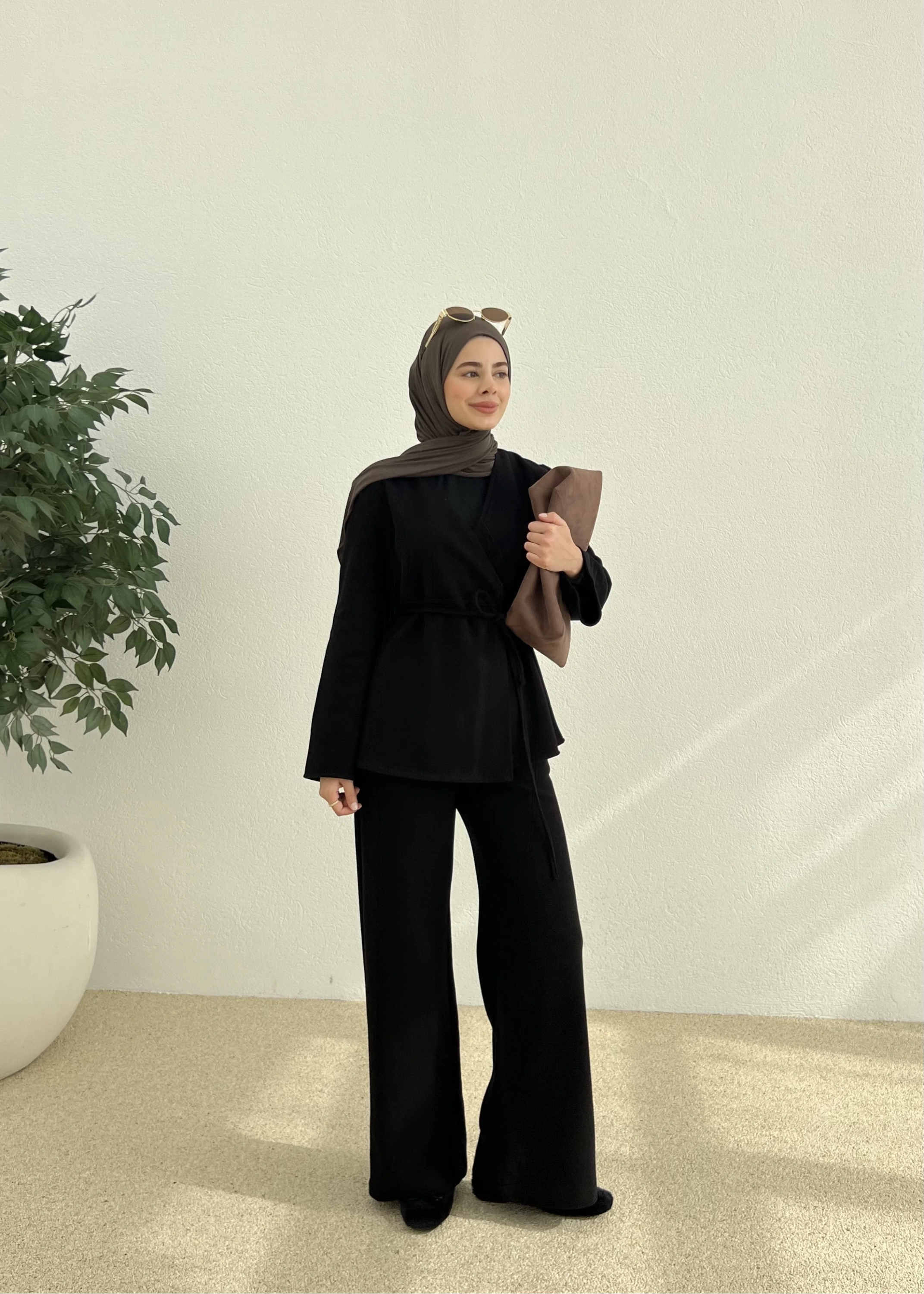 KIŞLIK KRUVAZE TAKIM siyah