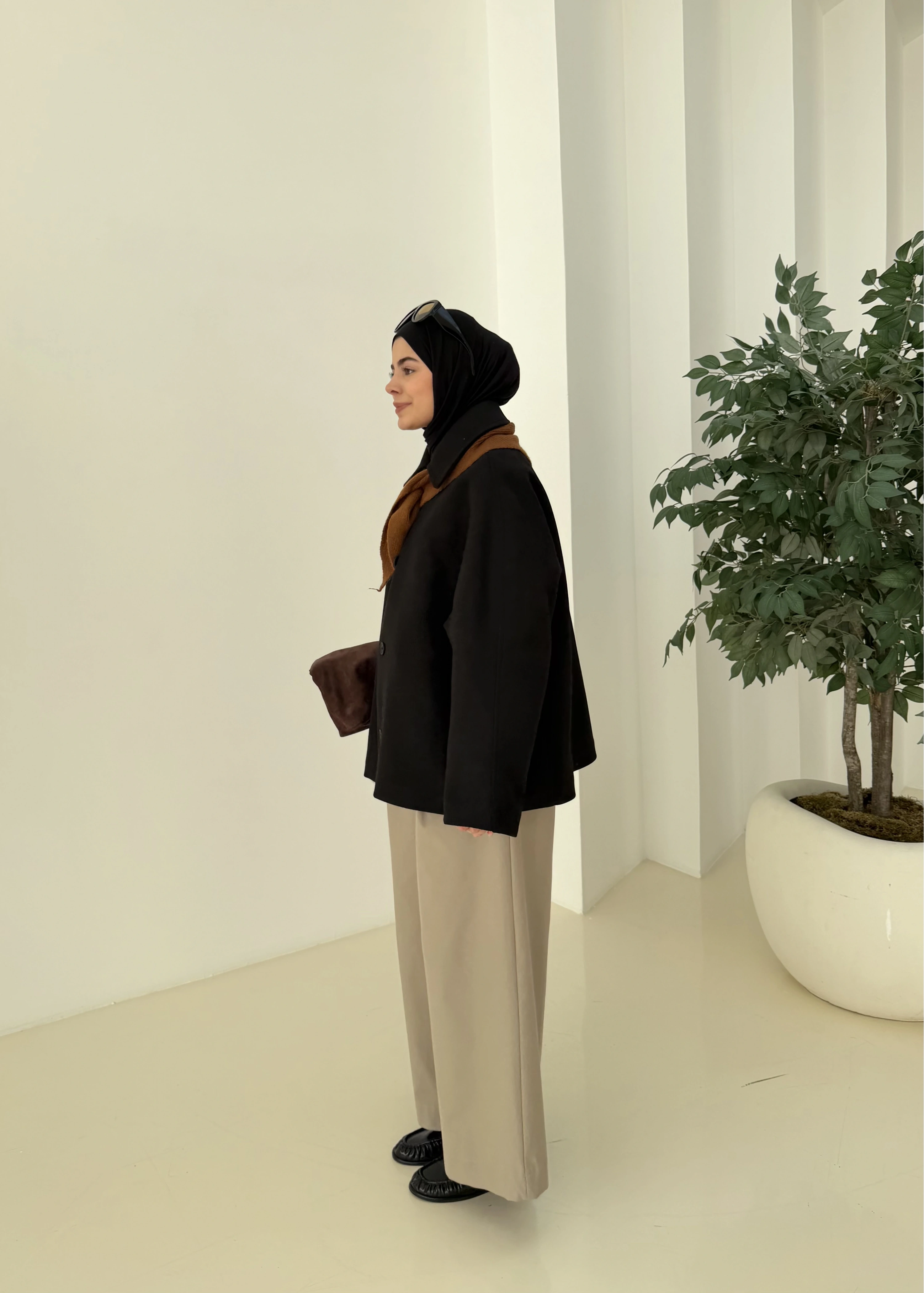 KRT DÜĞMELİ ZR KABAN SİYAH