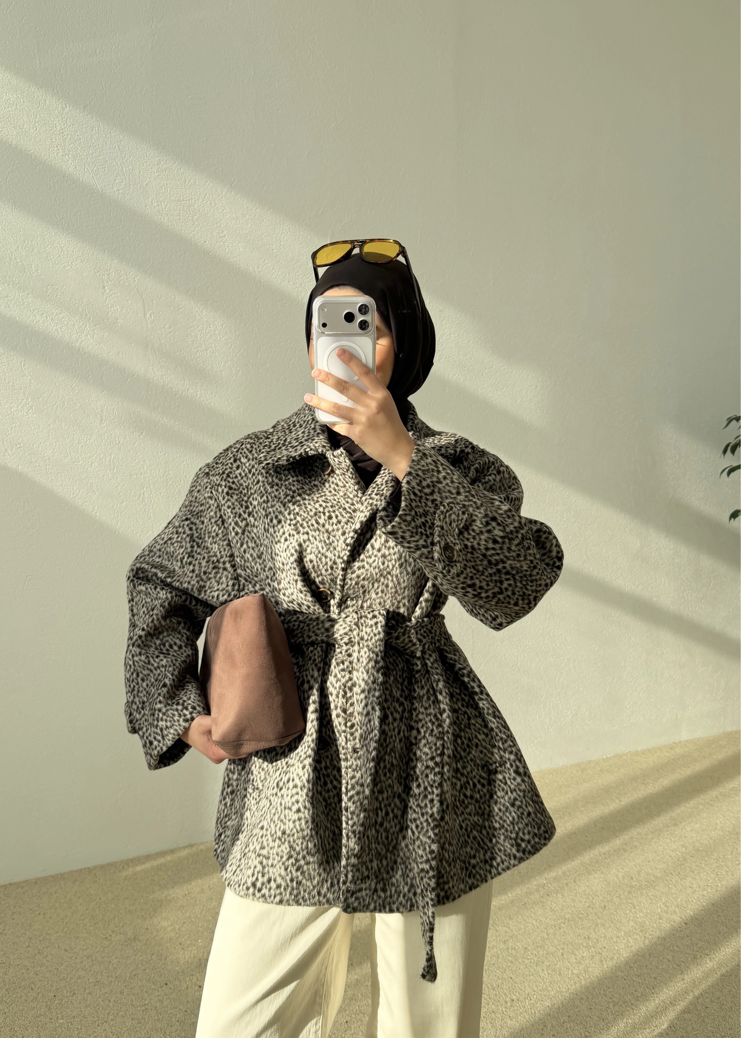 Leo astarlı kaban ceket