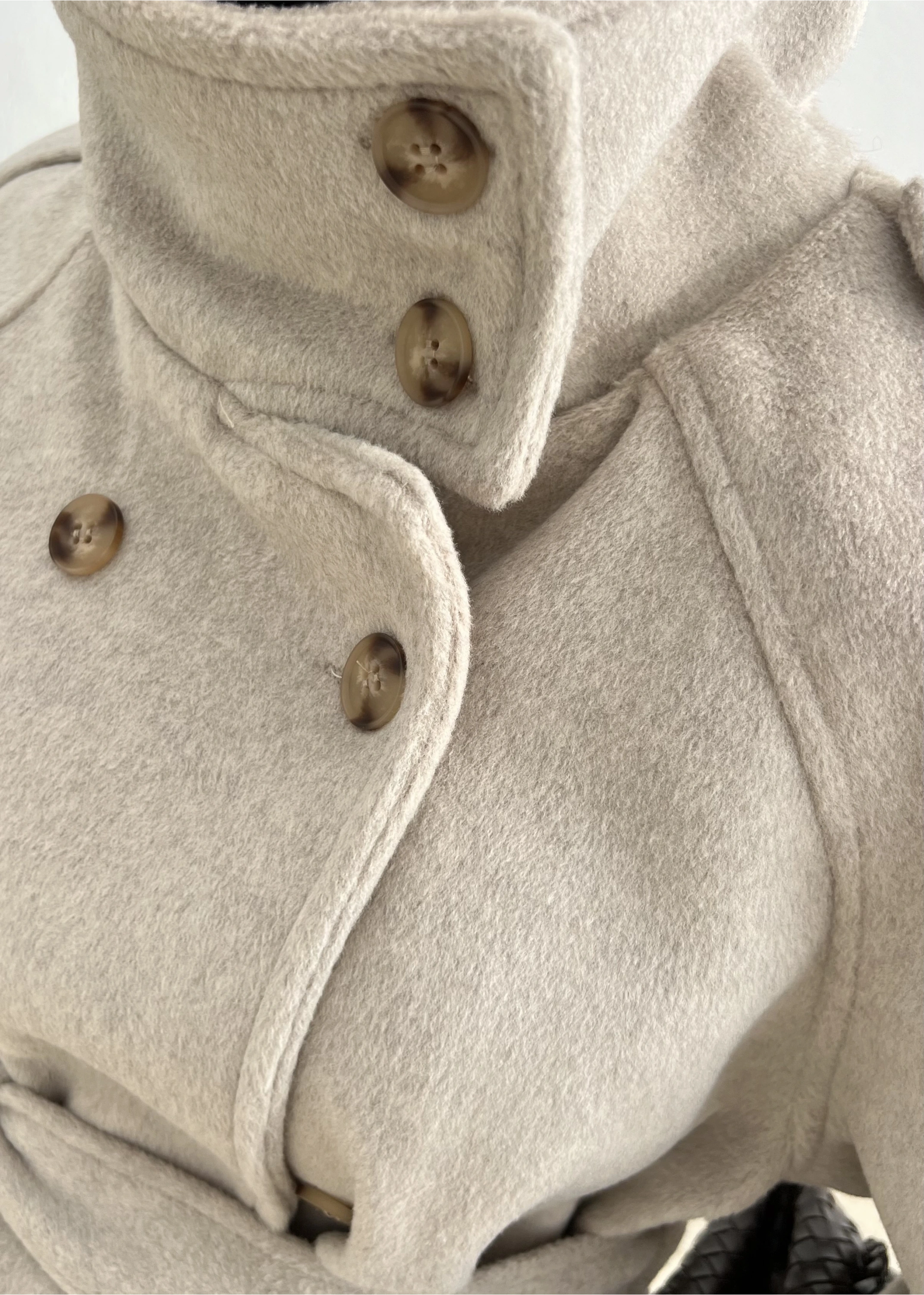 LİFE DİK YAKA PREMİUM KABAN bej