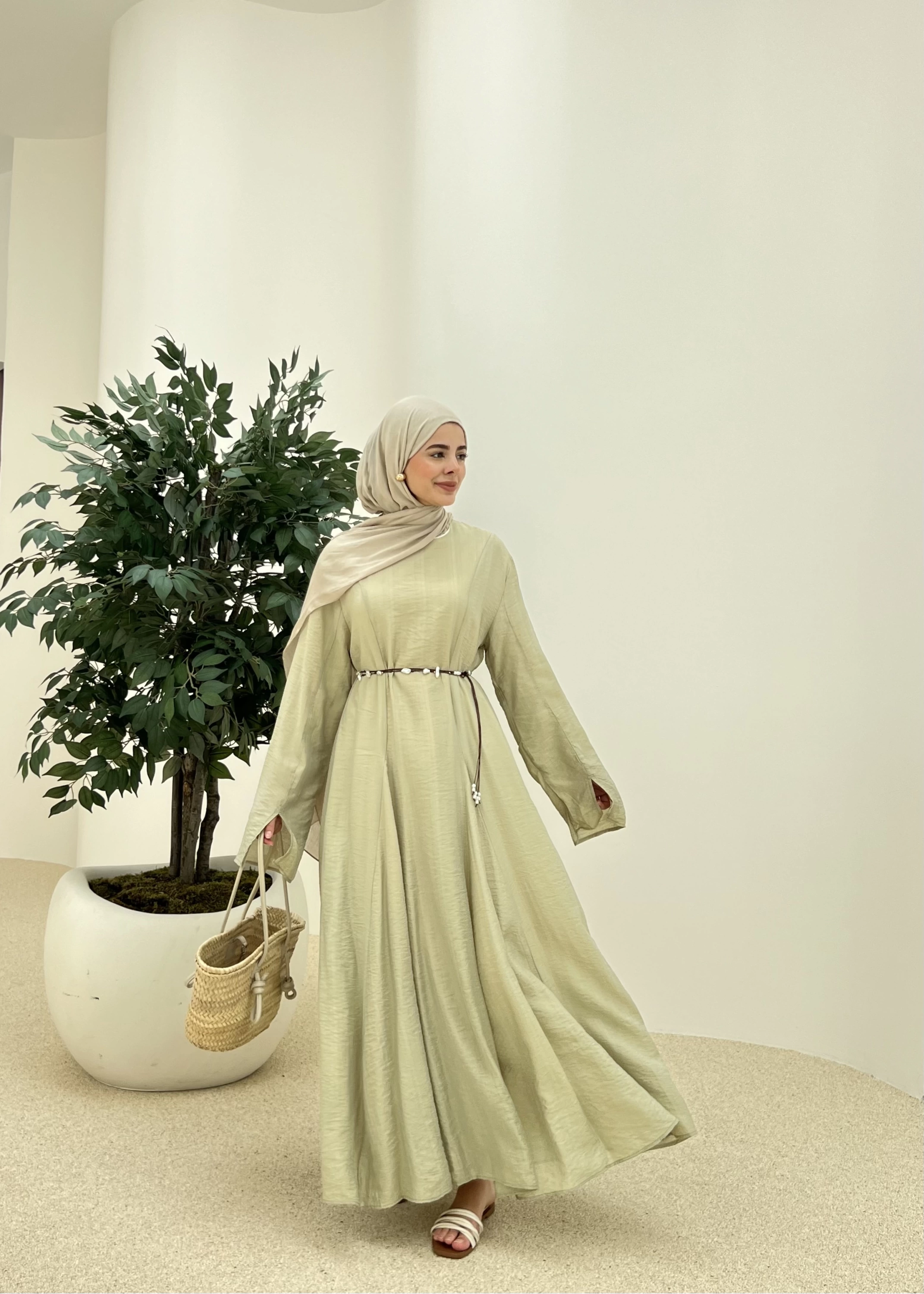LİSA ZARİF ELBİSE MİNT