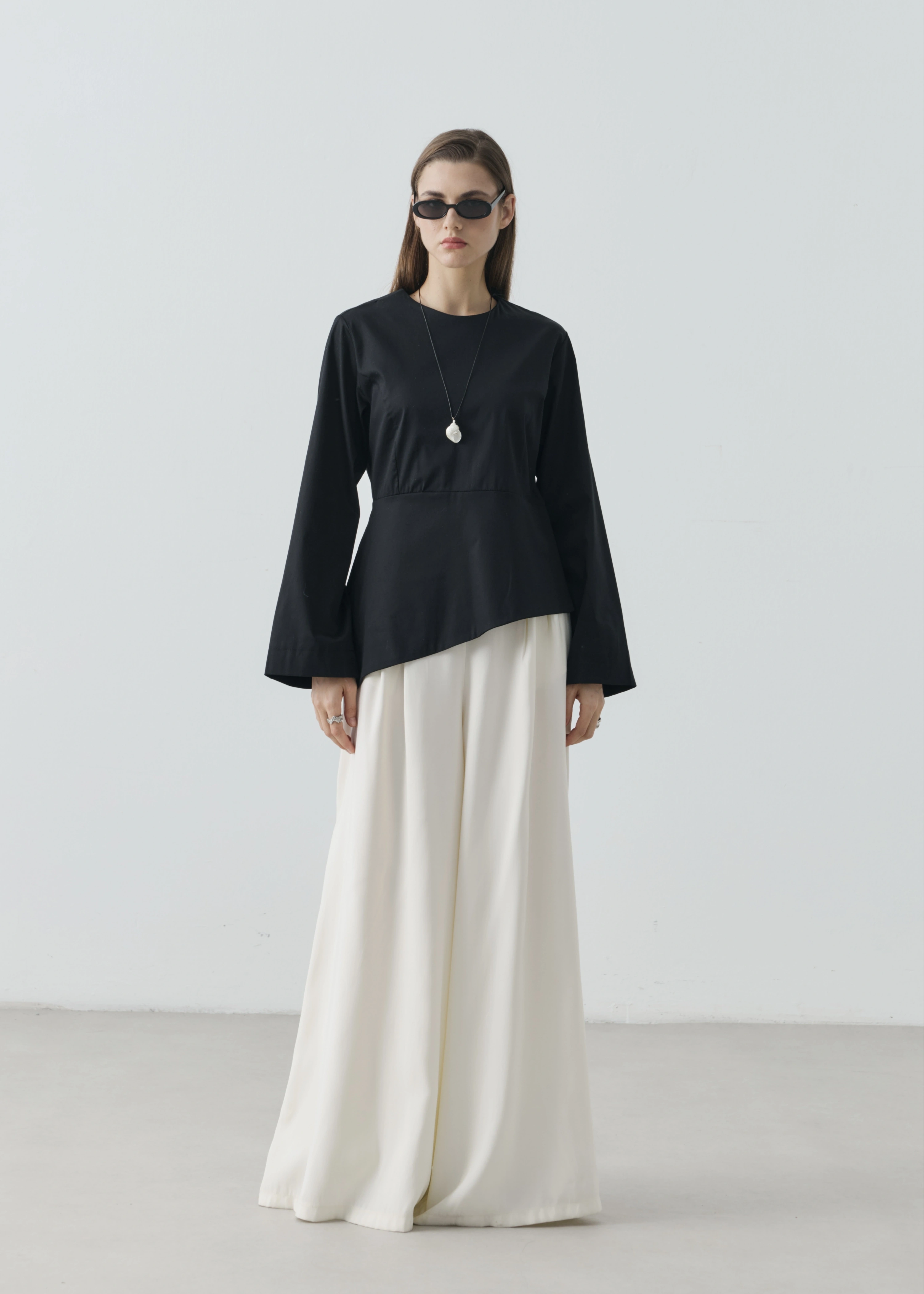 MODERN FORM BLUZ SİYAH