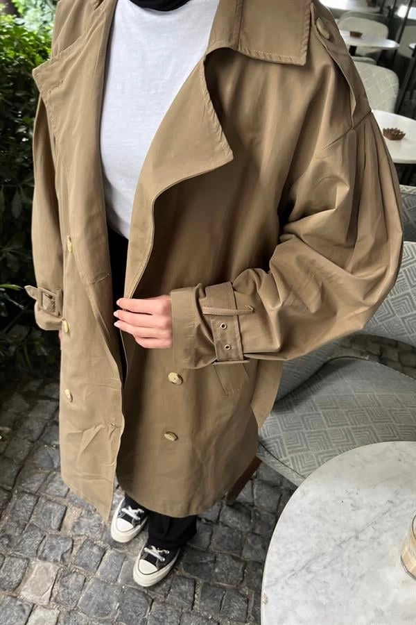 Naturel Oversize Trençkot