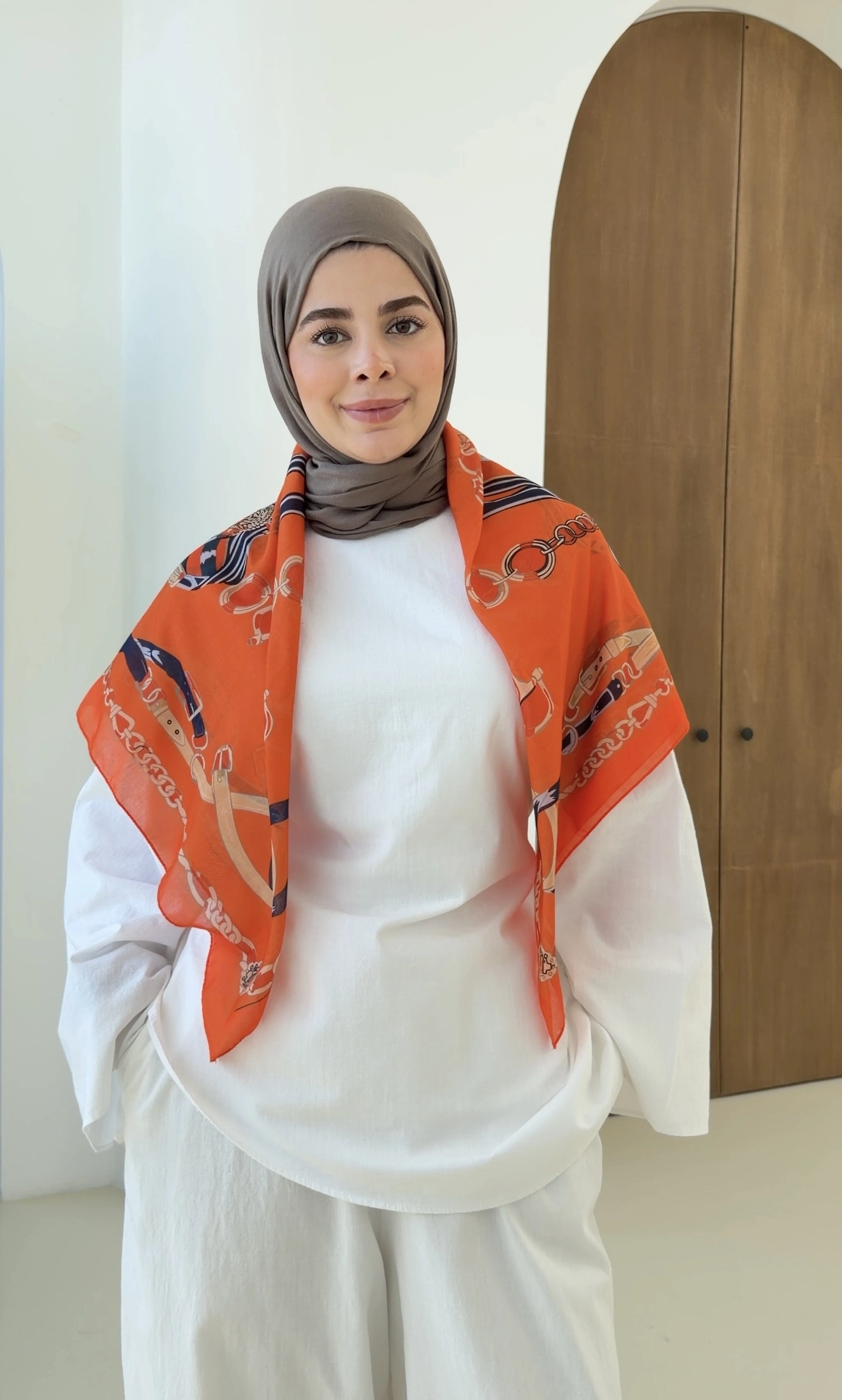 OMUZ ŞALI orange