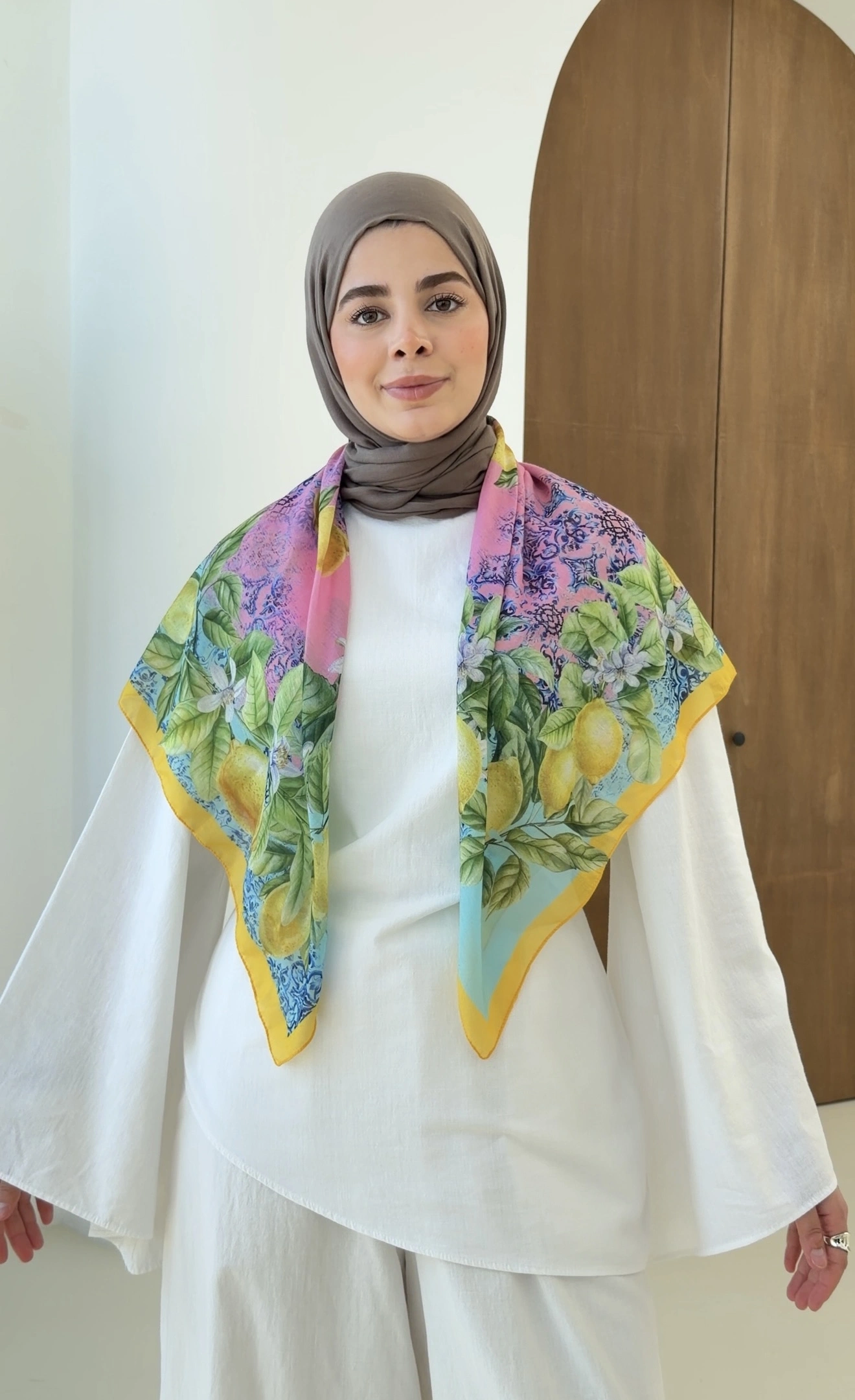 OMUZ ŞALI sarı
