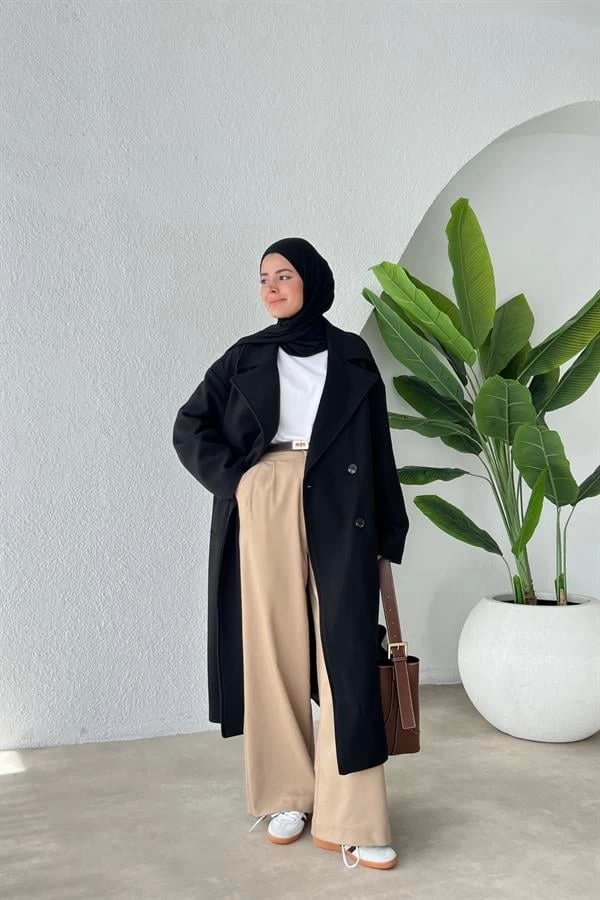 ZR MUADİL KAŞE KABAN SİYAH (DİP FİYAT)