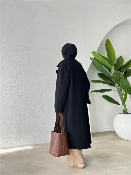 ZR MUADİL KAŞE KABAN SİYAH (DİP FİYAT)