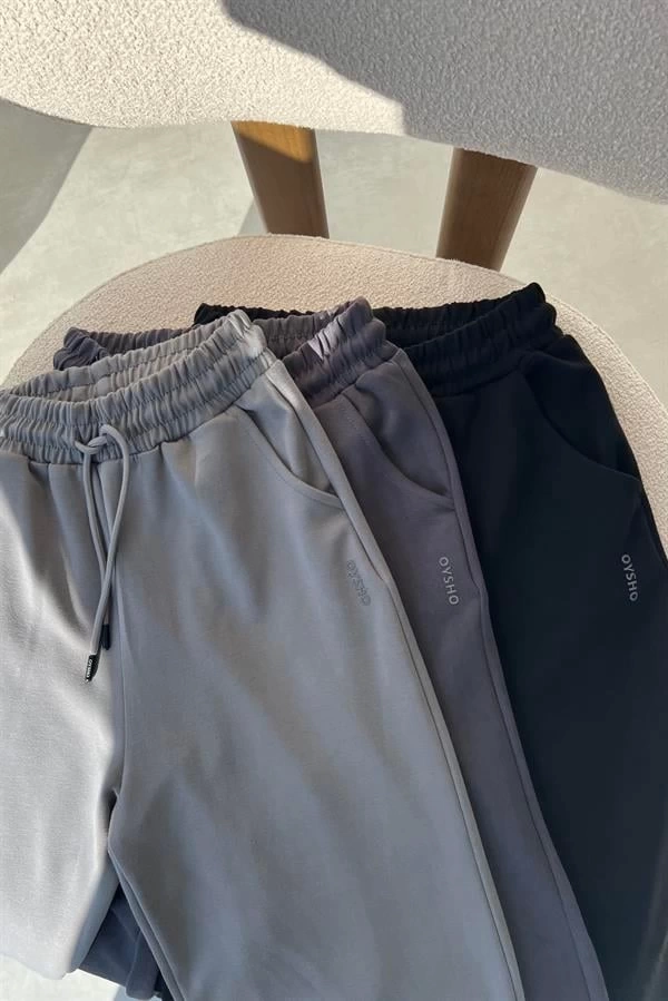 ORJ OYSHO ETİKETLİ BASIC MODAL PANTOLON SİYAH