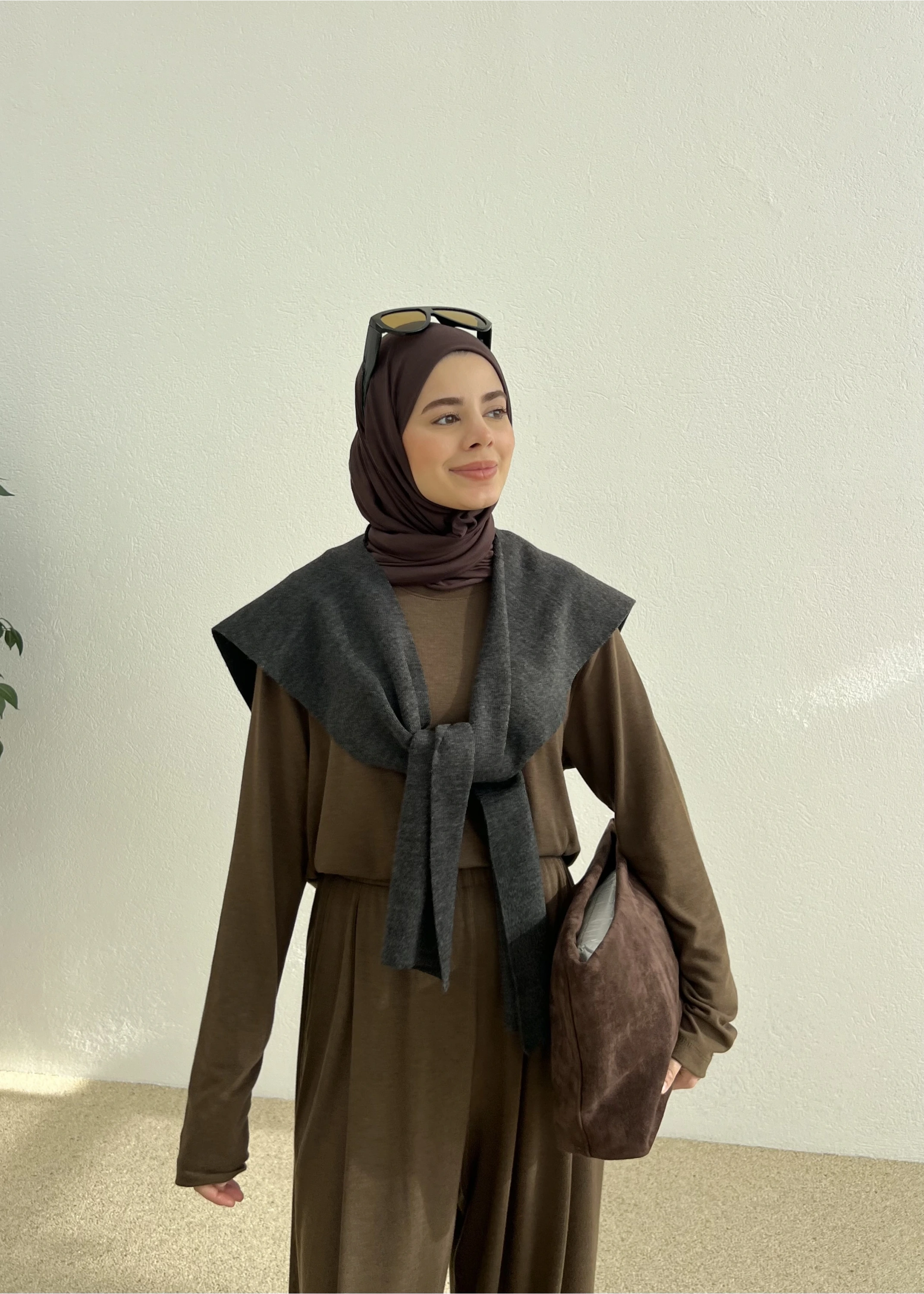 OVERSİZE DOKUMA MEVSİMLİK TAKIM haki