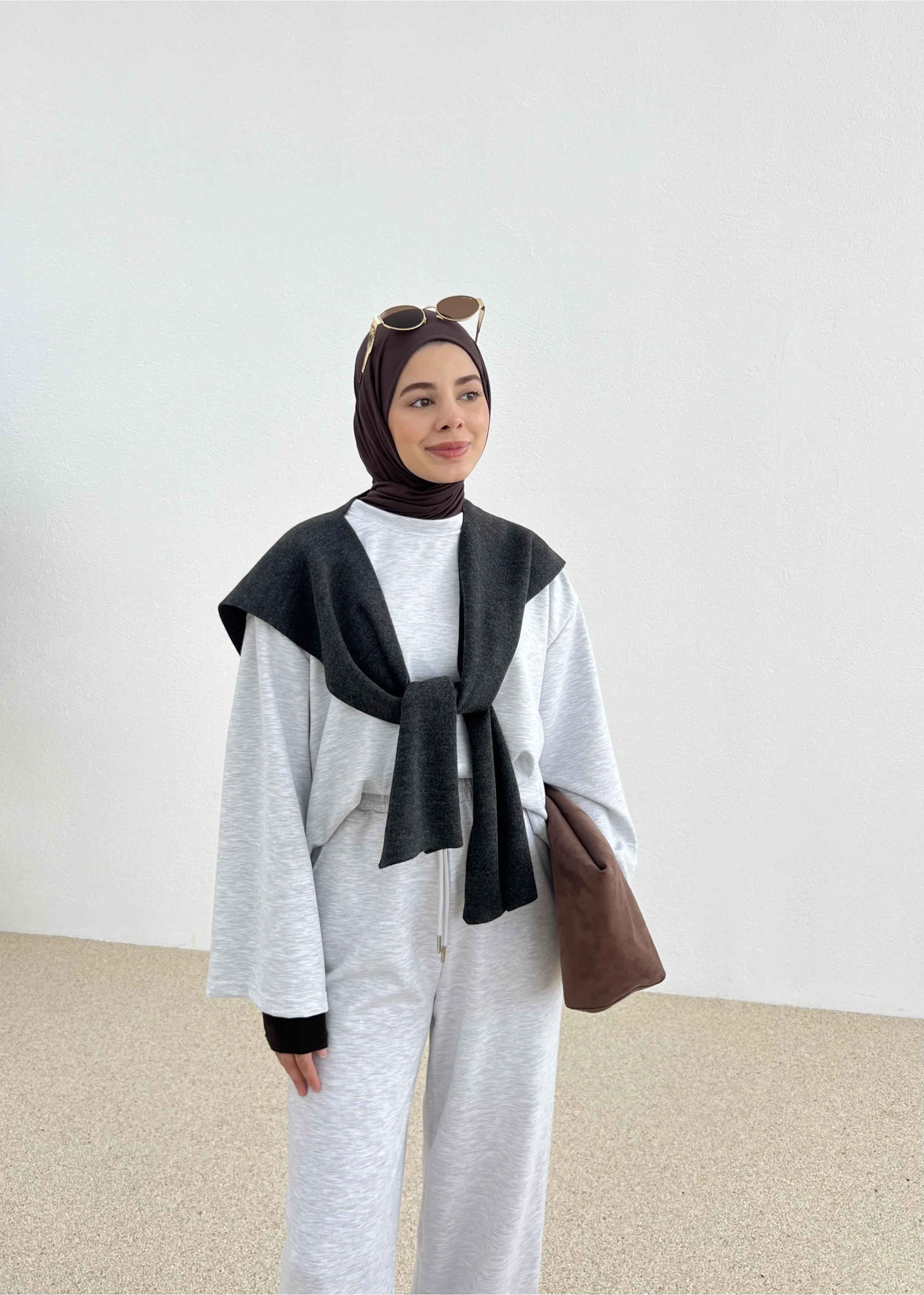 OVERSİZE MEVSİMLİK OYAHO TAKIM gri