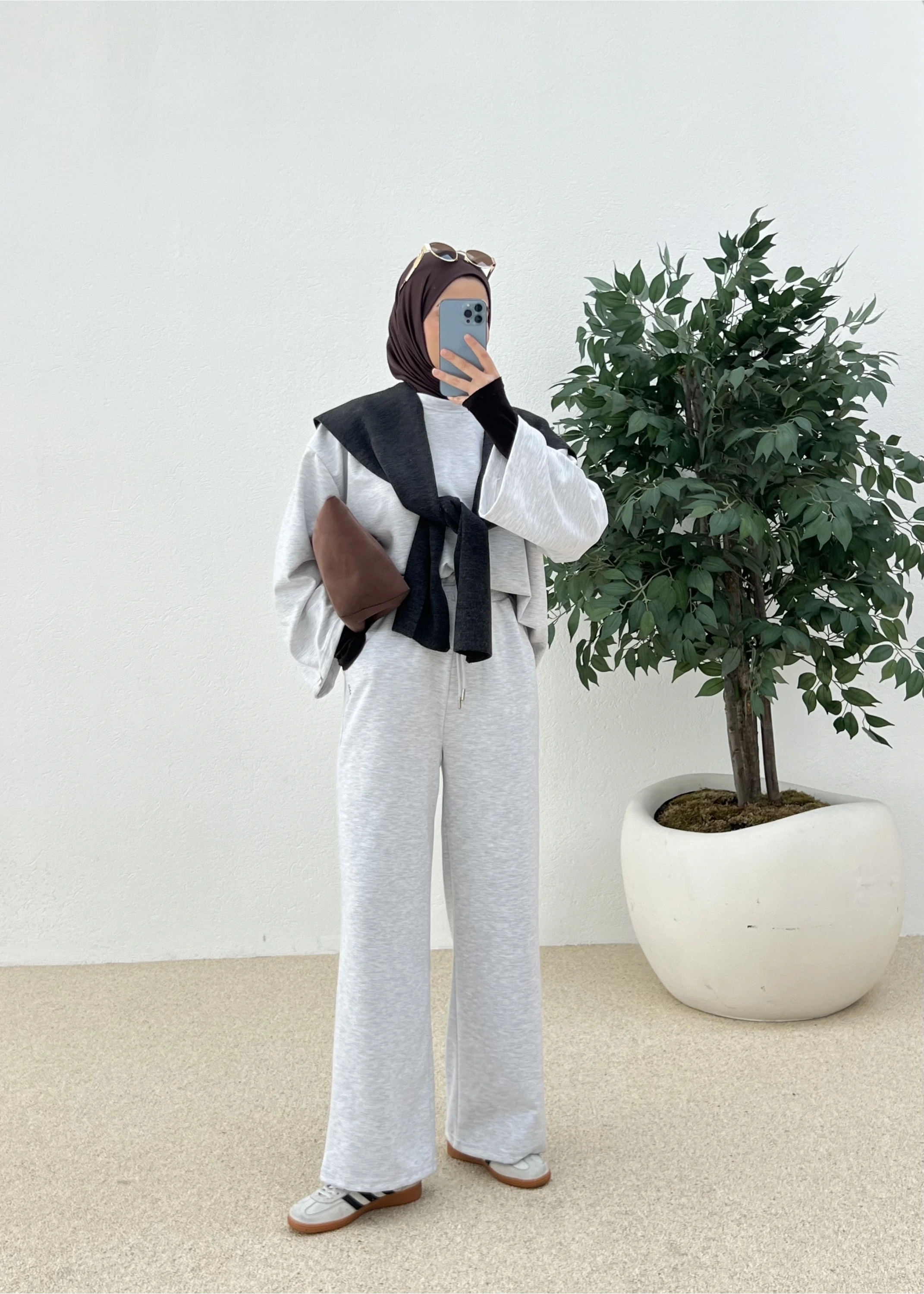 OVERSİZE MEVSİMLİK OYAHO TAKIM gri