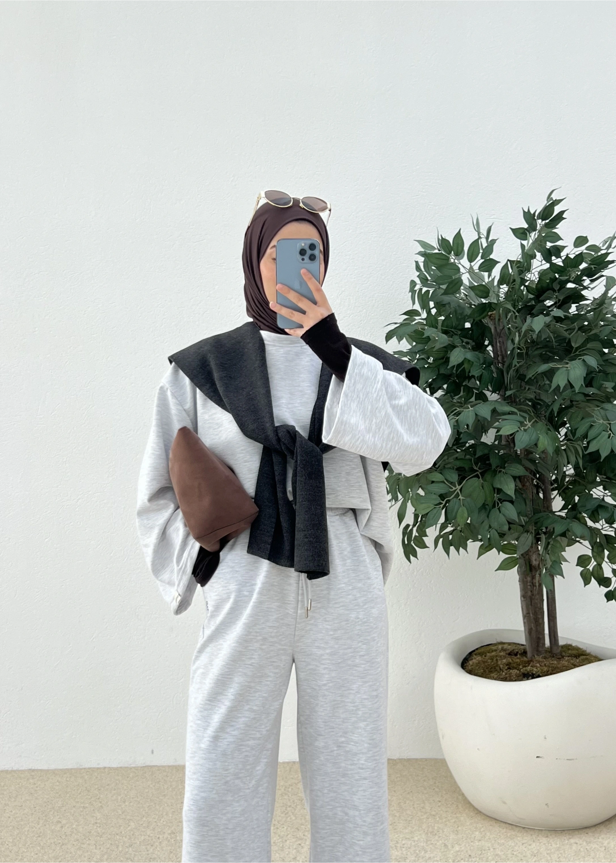 OVERSİZE MEVSİMLİK OYAHO TAKIM gri