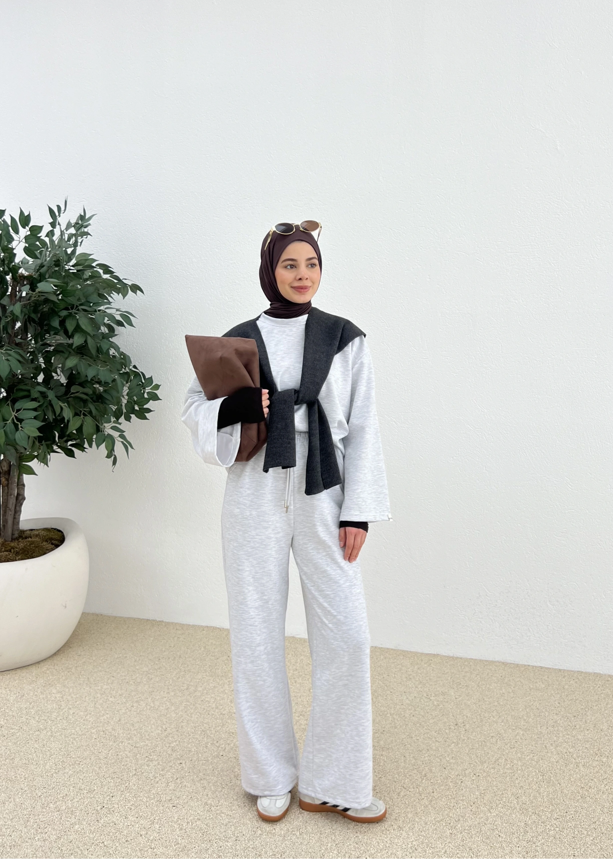 OVERSİZE MEVSİMLİK OYAHO TAKIM gri