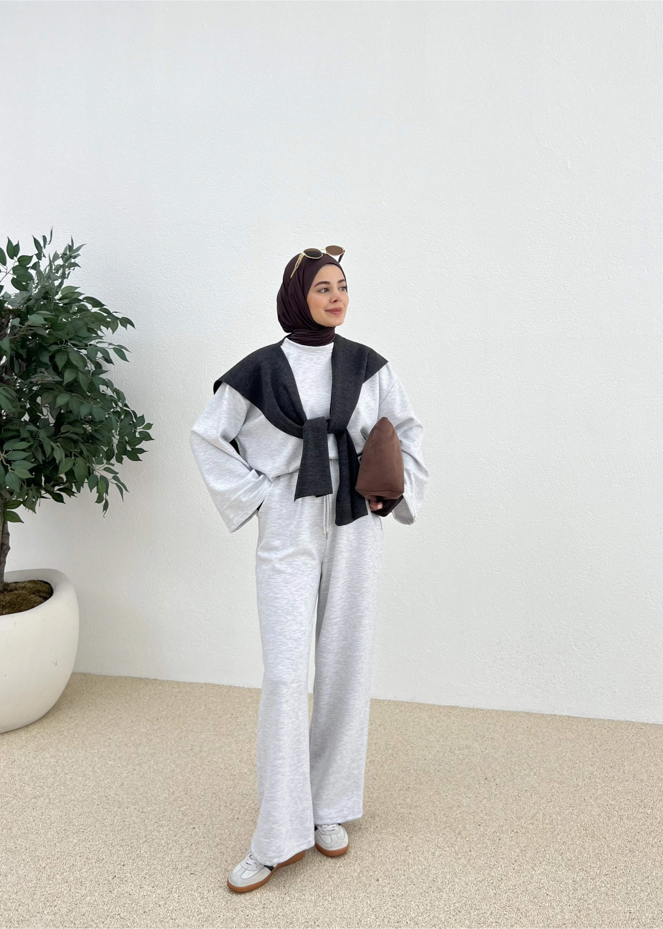 OVERSİZE MEVSİMLİK OYAHO TAKIM gri