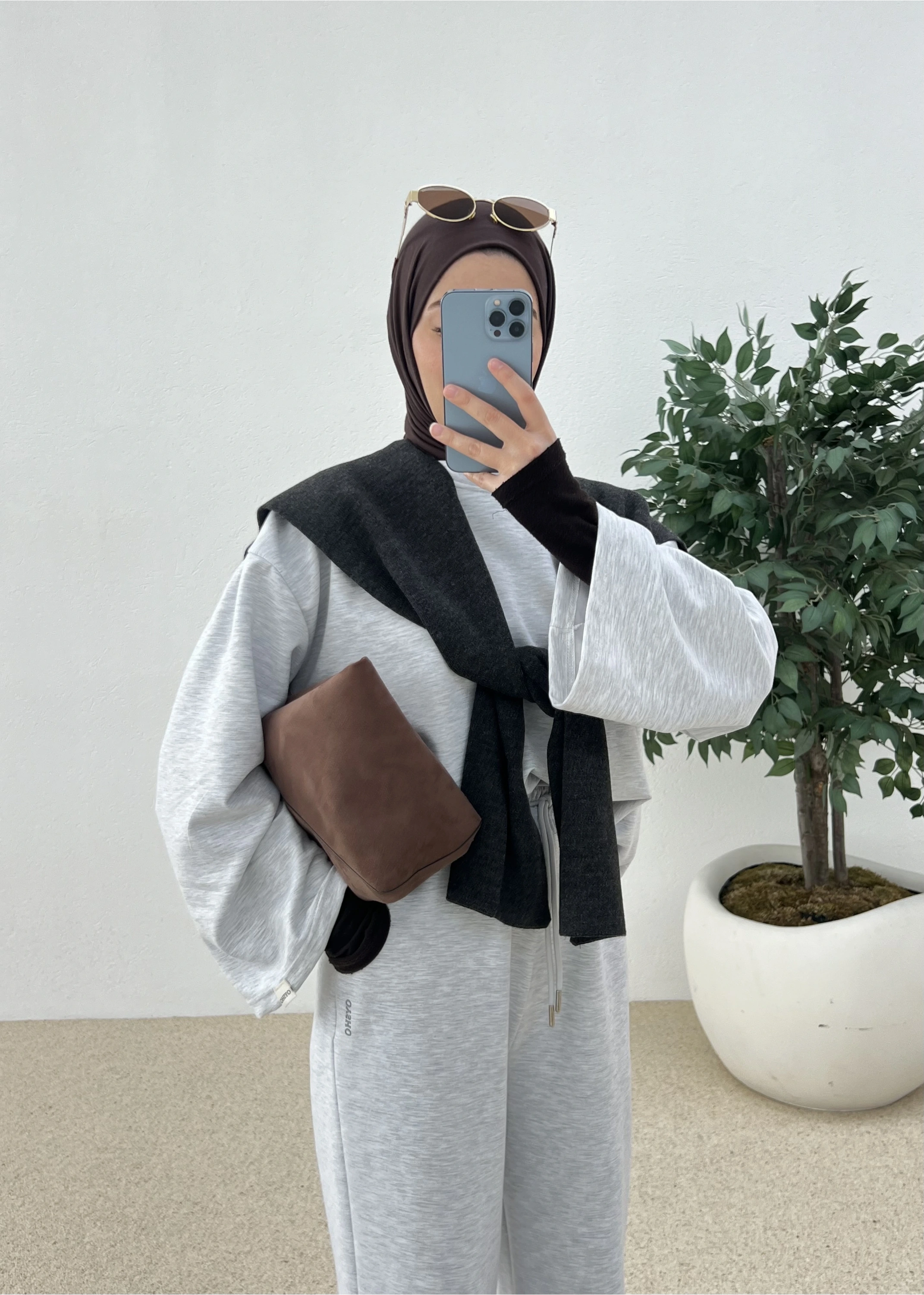 OVERSİZE MEVSİMLİK OYAHO TAKIM gri